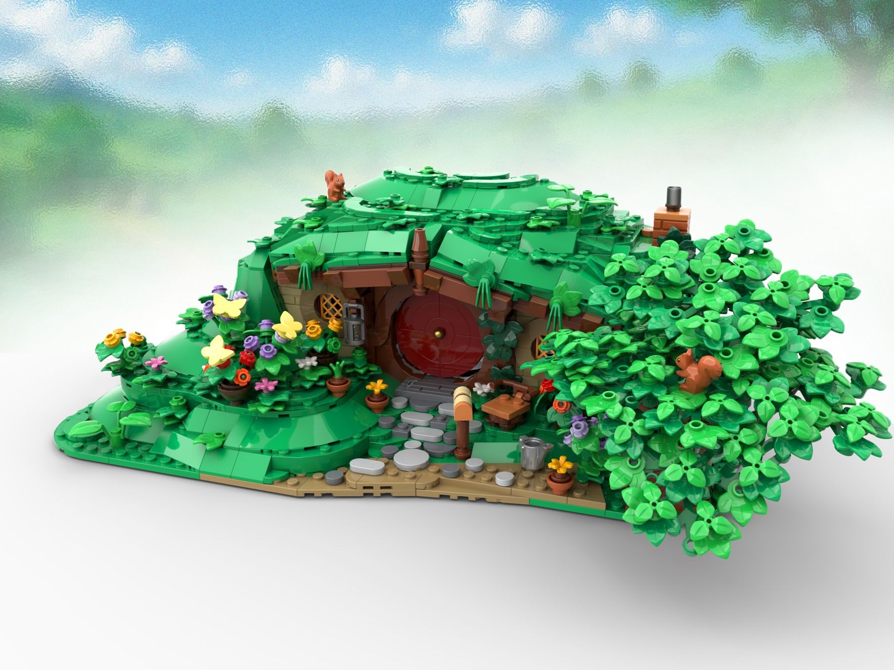 The Shire | A Breakfast in Hobbiton — a brick-built scene by @eldall, from the world Creative
