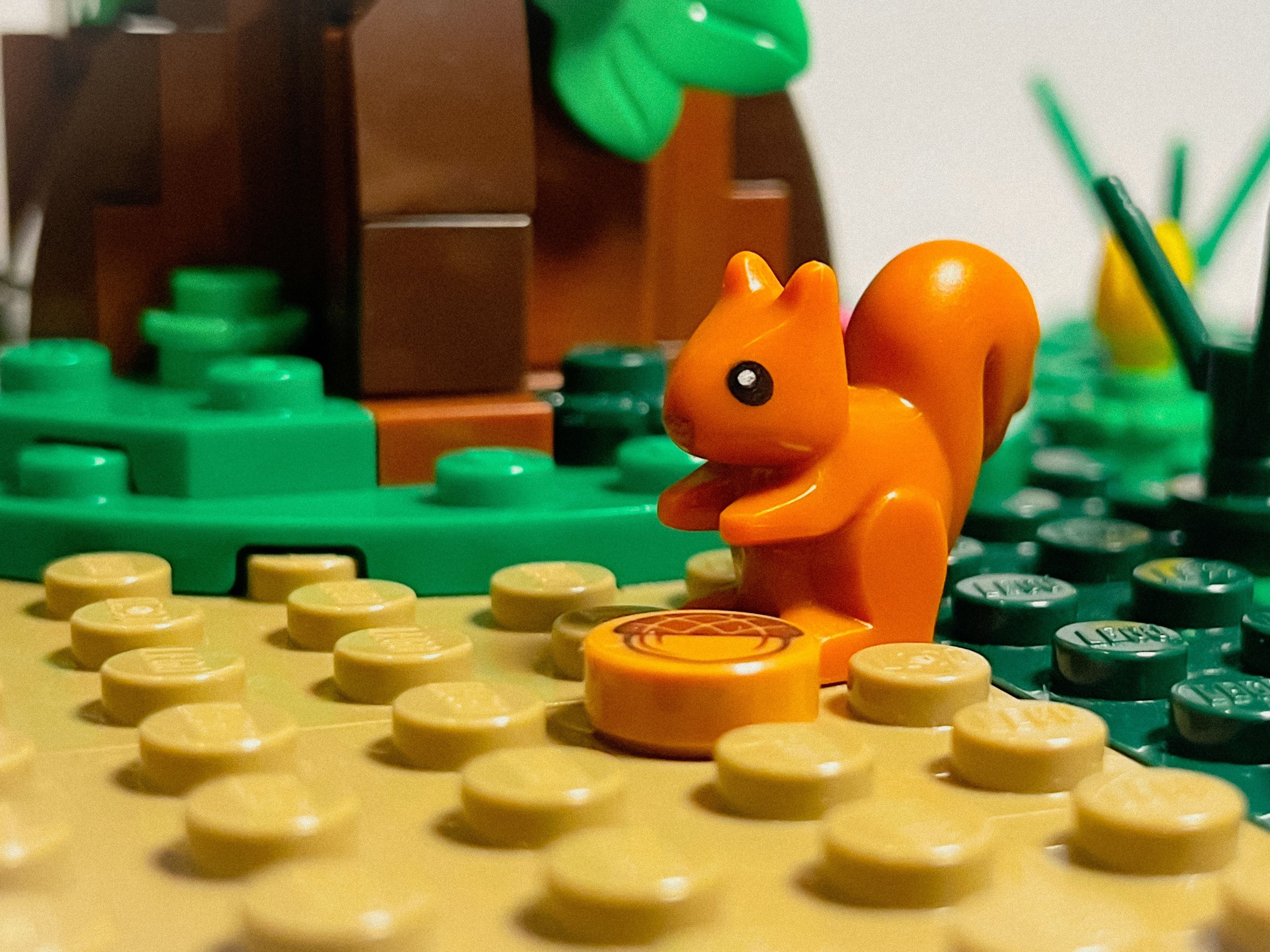 A brick-built scene by @veroniquetoys, from the world Creative