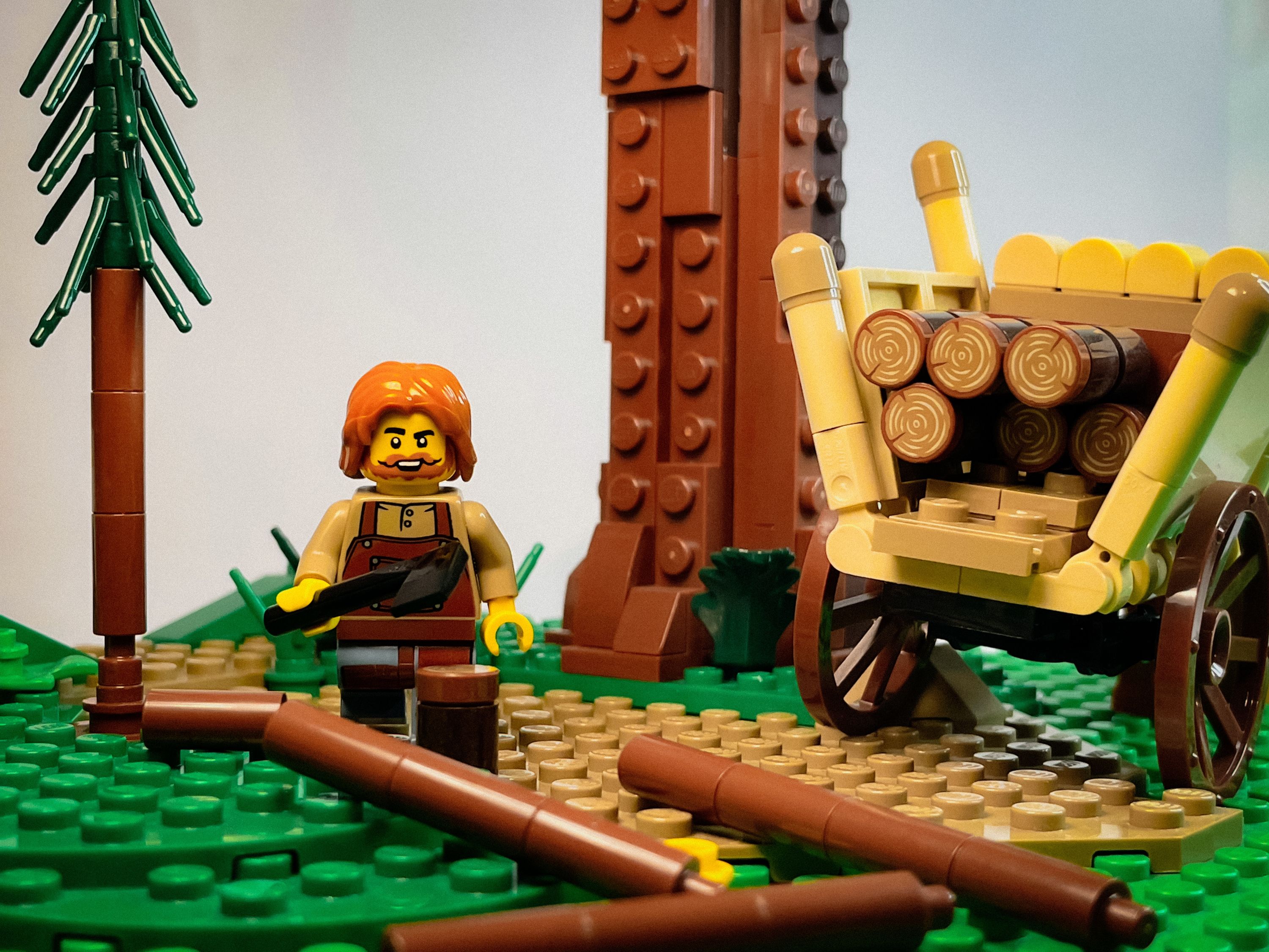 A brick-built scene by @veroniquetoys, from the world Medieval/Fantasy/Castle