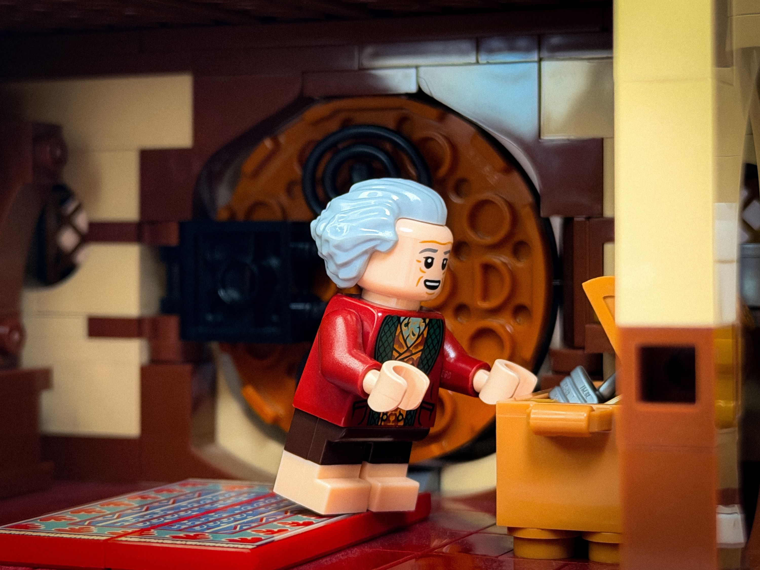 Mr. Bilbo — a brick-built scene by @veroniquetoys, from the world The Hobbit/The LOTR