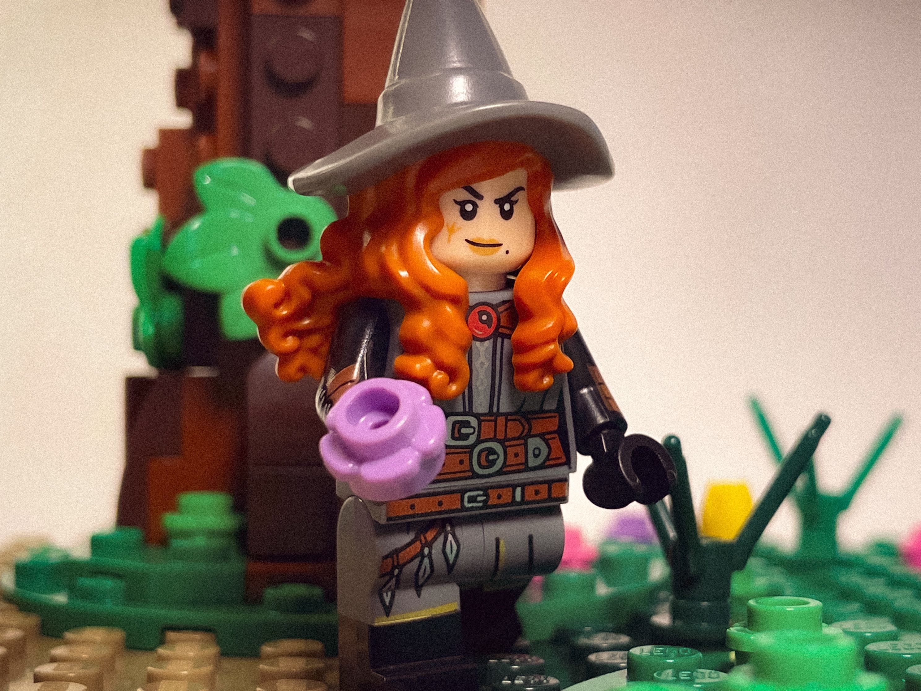 A brick-built scene by @veroniquetoys, from the world Dungeons And Dragons