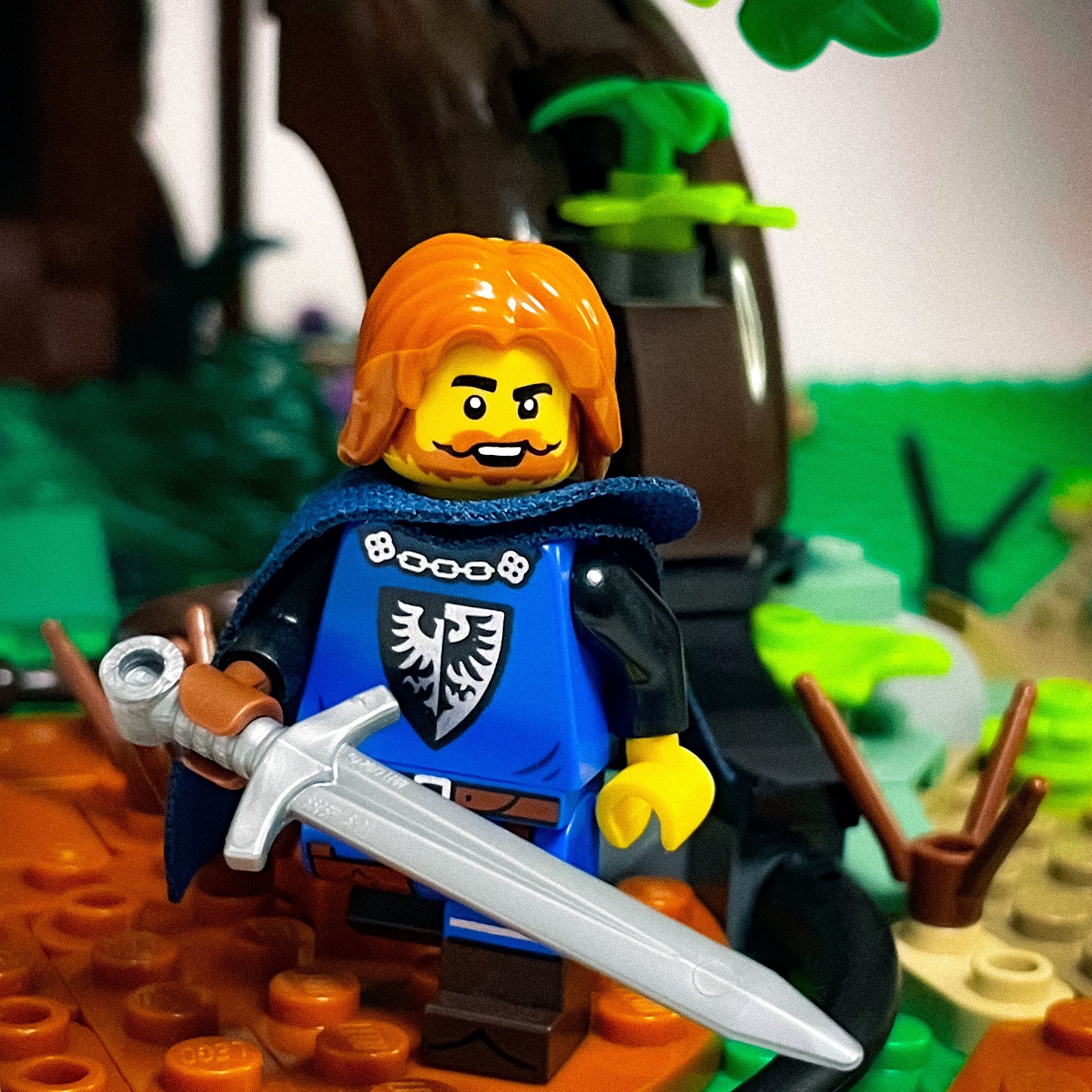 A brick-built scene by @veroniquetoys, from the world Medieval/Fantasy/Castle