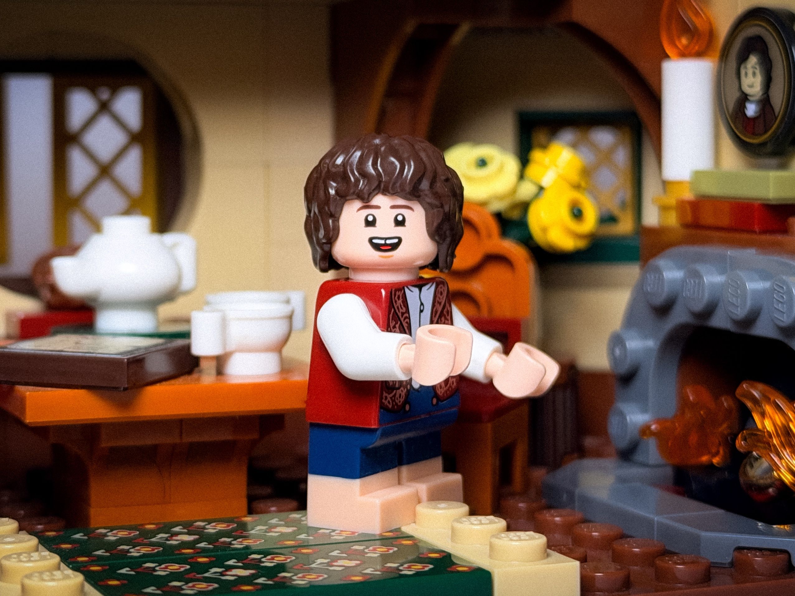 A brick-built scene by @veroniquetoys, from the world The Hobbit/The LOTR