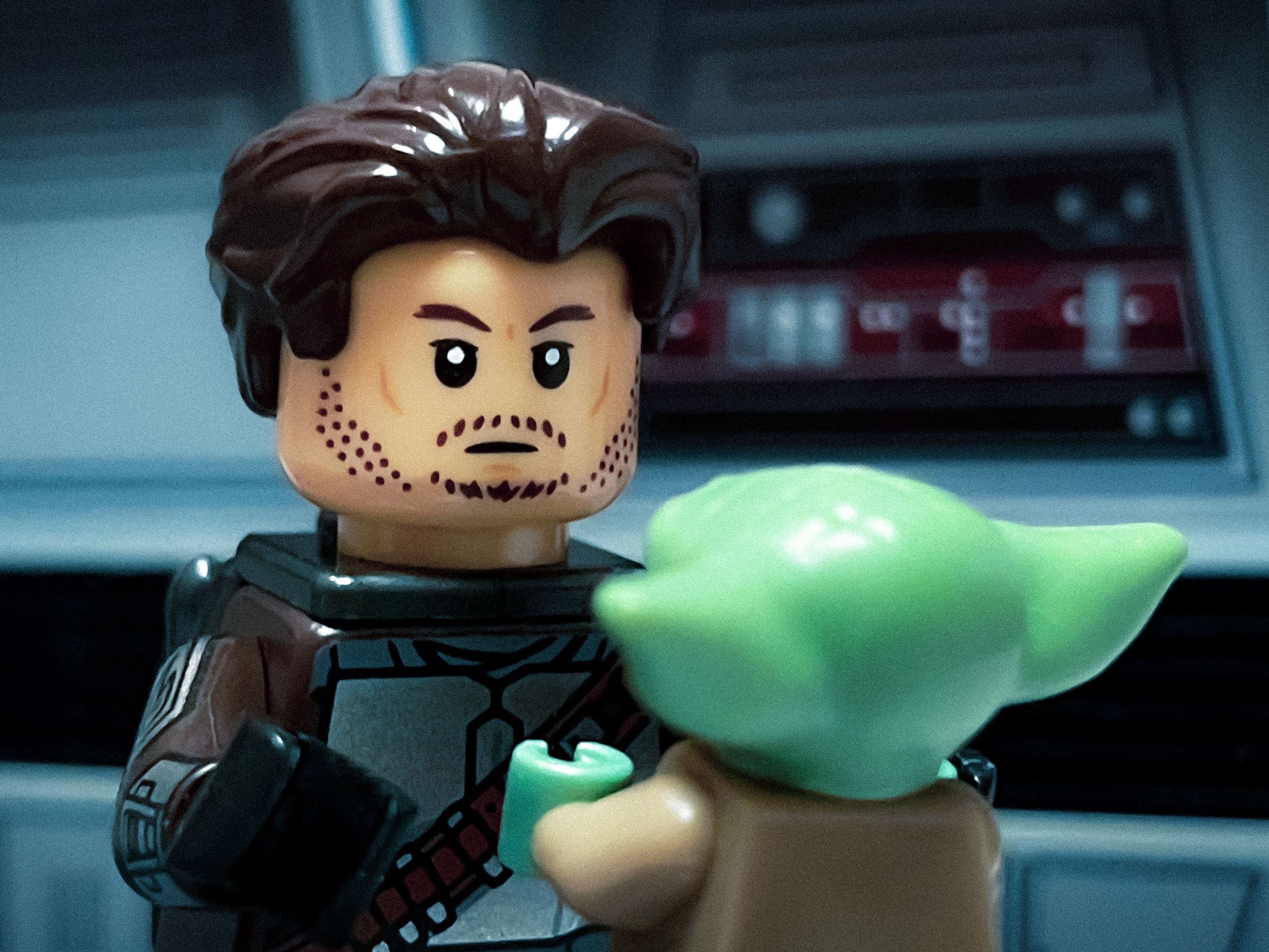 A brick-built scene by @veroniquetoys, from the world Star Wars