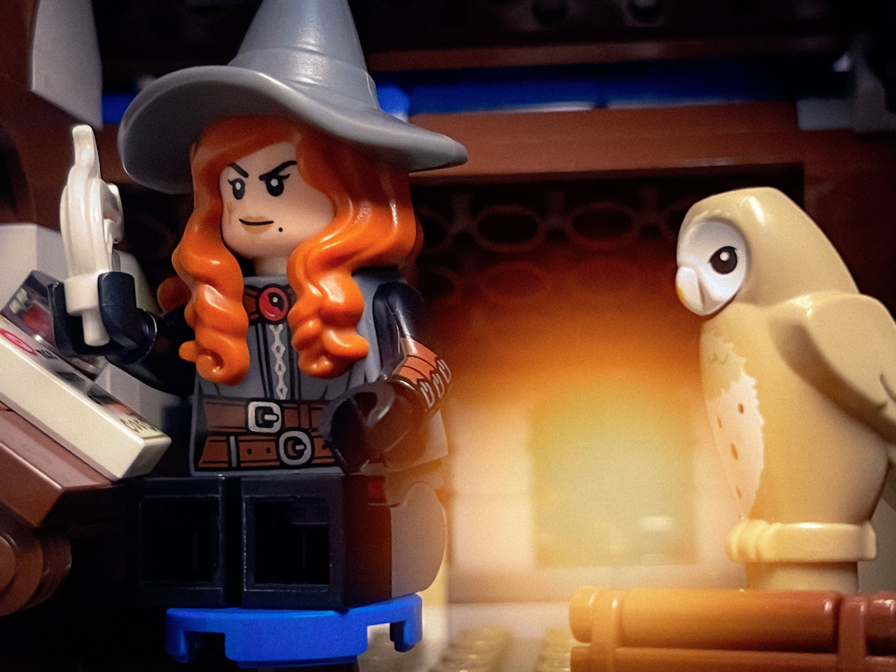 A brick-built scene by @veroniquetoys, from the world Dungeons And Dragons