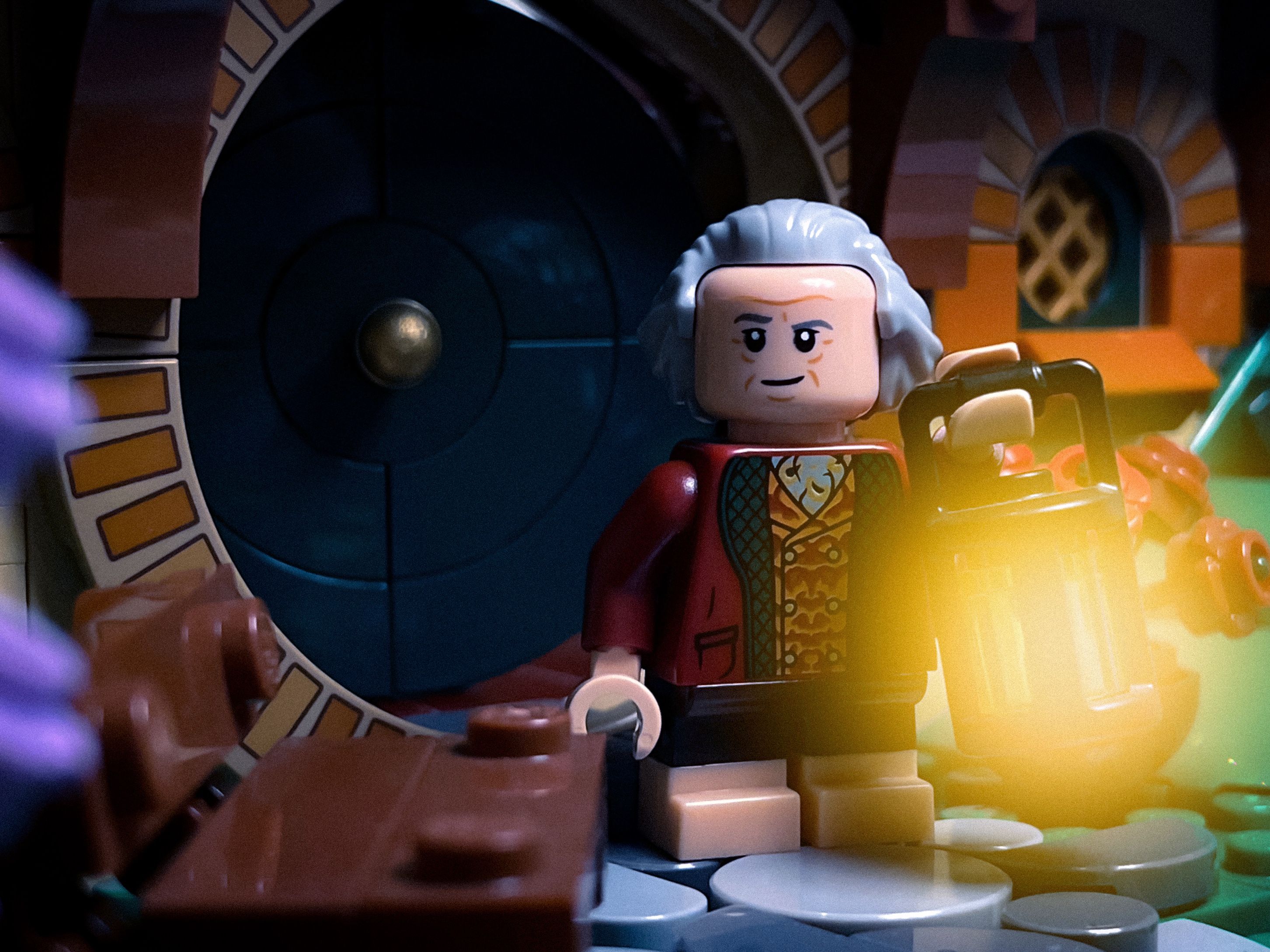 A brick-built scene by @veroniquetoys, from the world The Hobbit/The LOTR