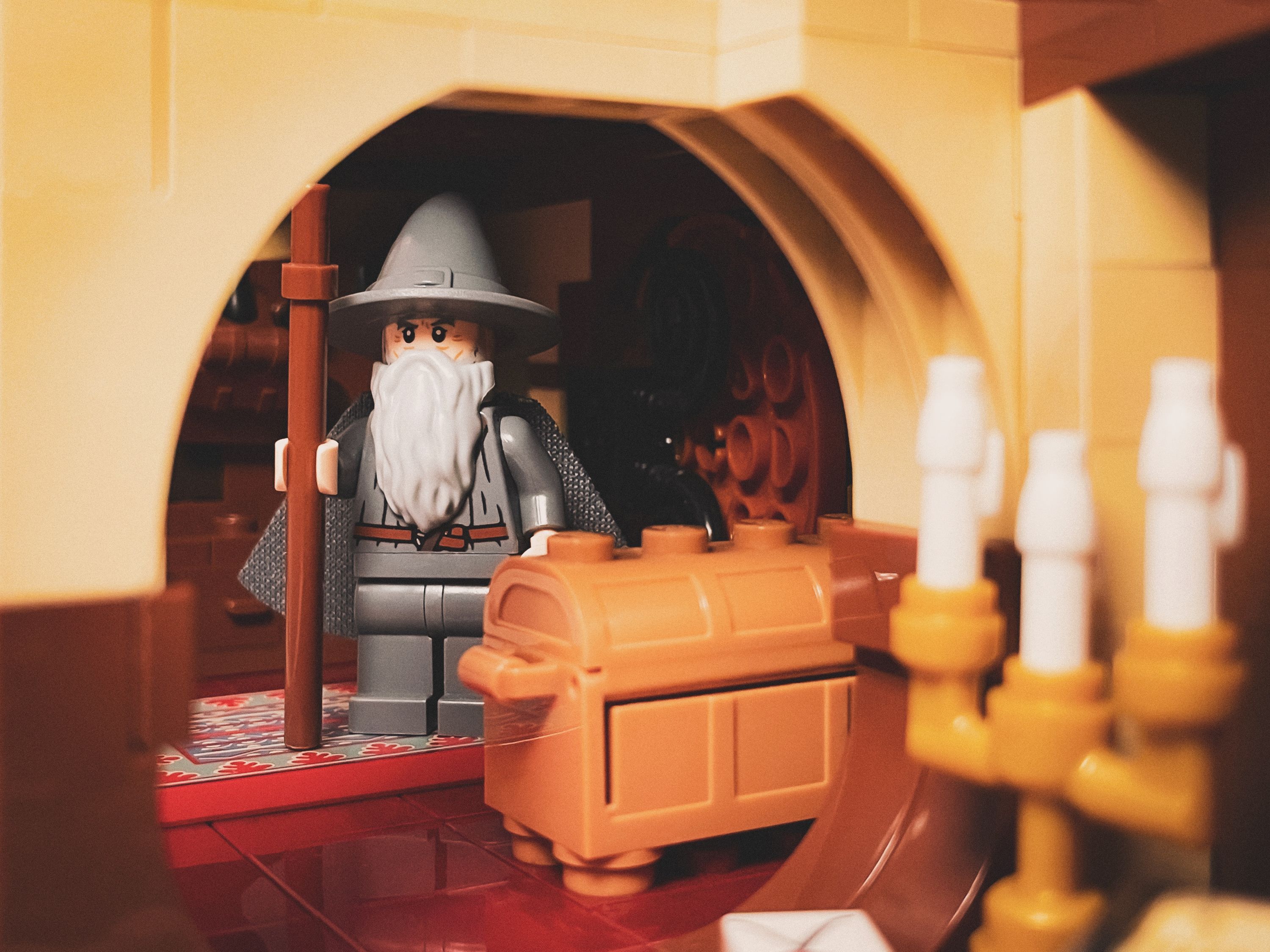 A brick-built scene by @veroniquetoys, from the world The Hobbit/The LOTR