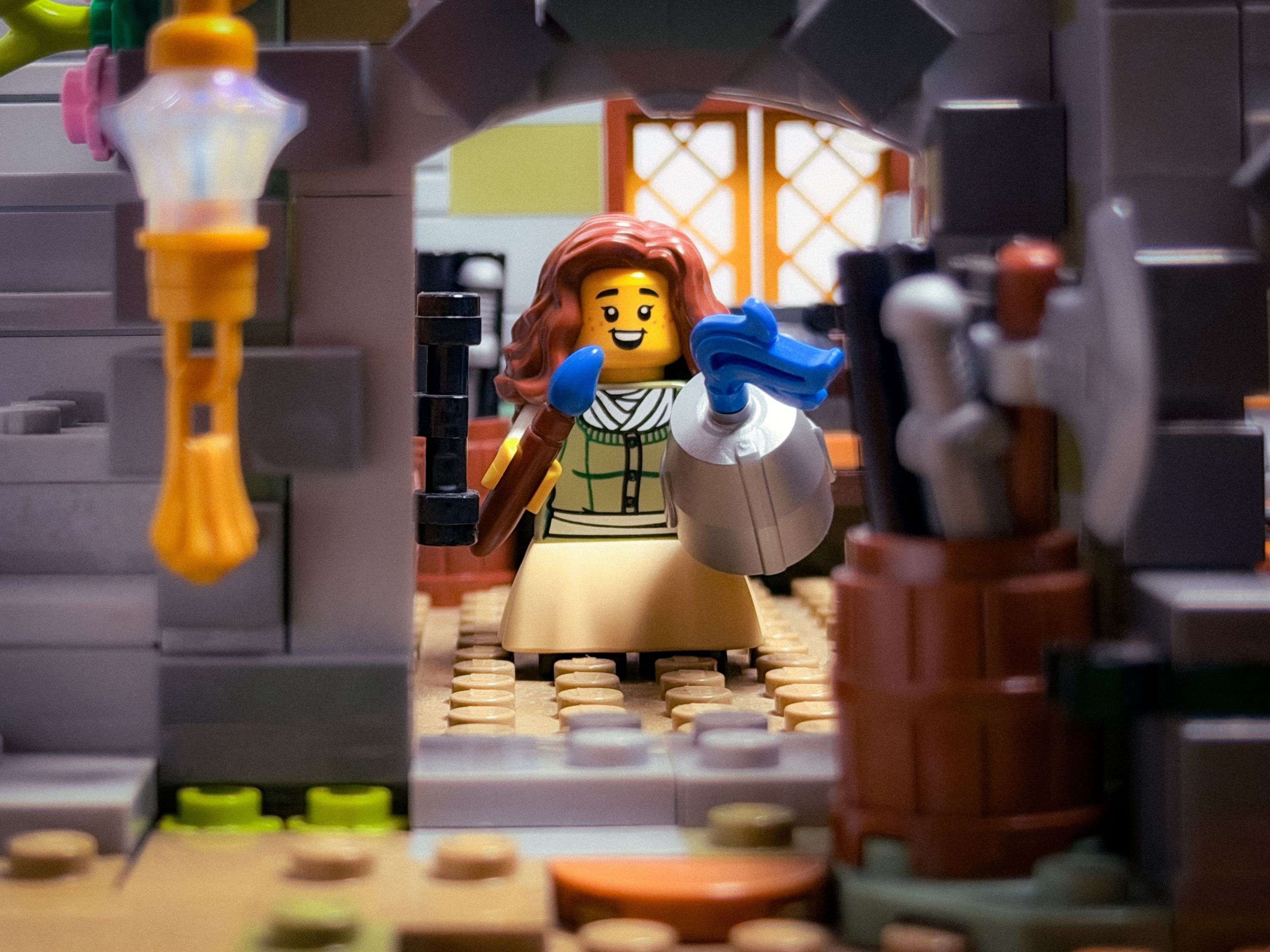 Art Work 🎨 — a brick-built scene by @veroniquetoys, from the world Medieval/Fantasy/Castle