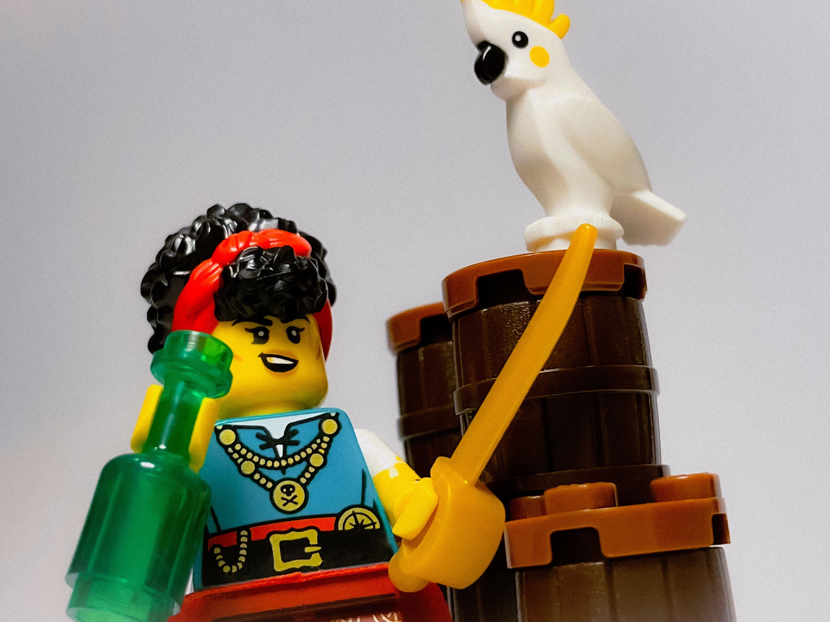 A brick-built scene by @veroniquetoys, from the world PIRATES!!!
