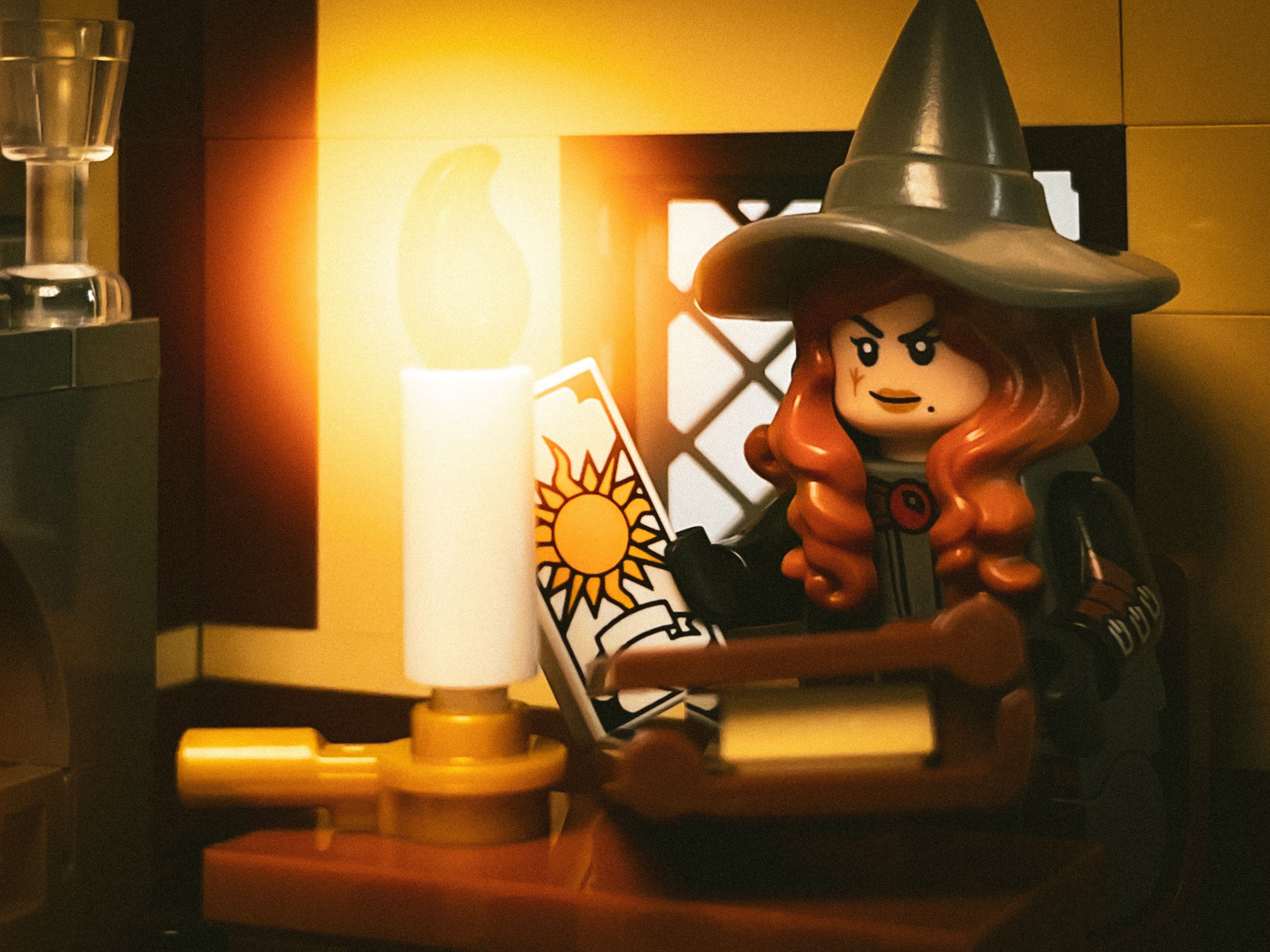 A brick-built scene by @veroniquetoys, from the world Dungeons And Dragons