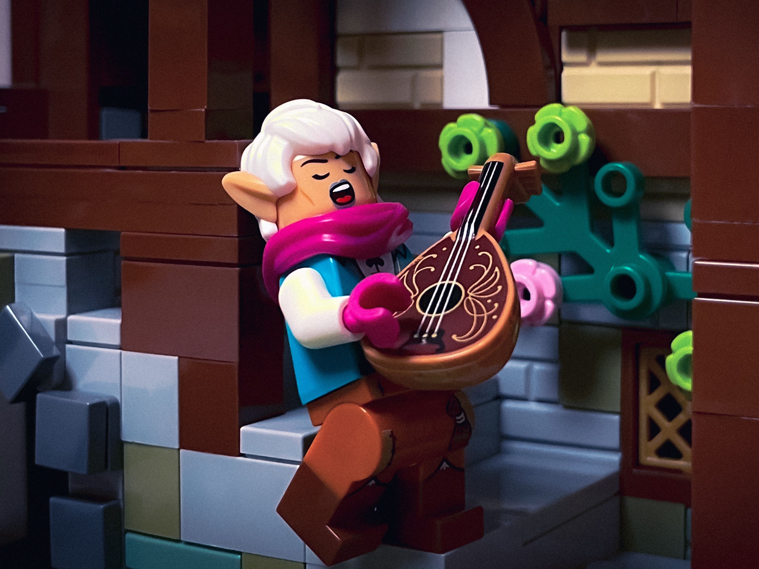 A brick-built scene by @veroniquetoys, from the world Dungeons And Dragons