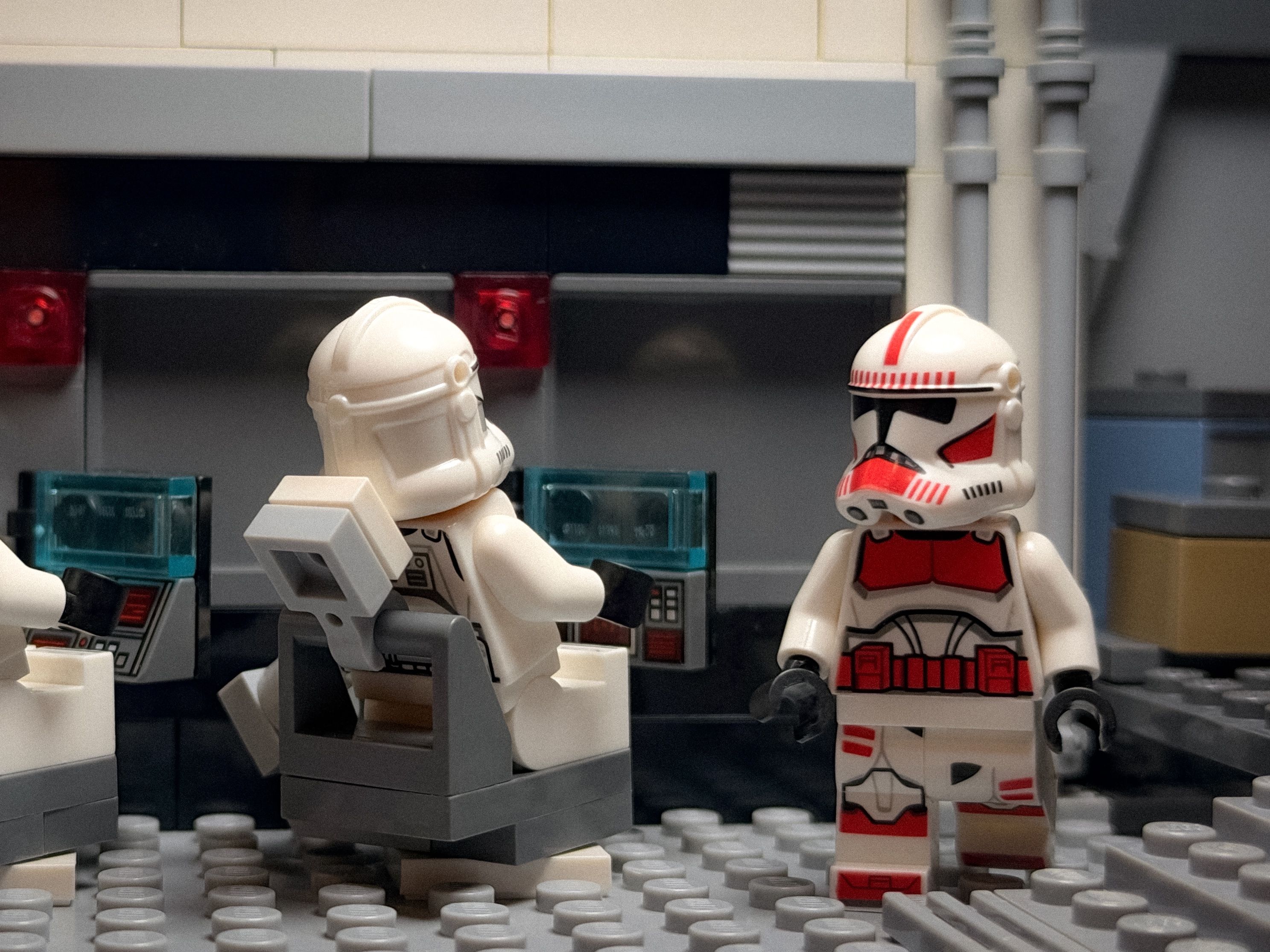 A brick-built scene by @veroniquetoys, from the world Star Wars