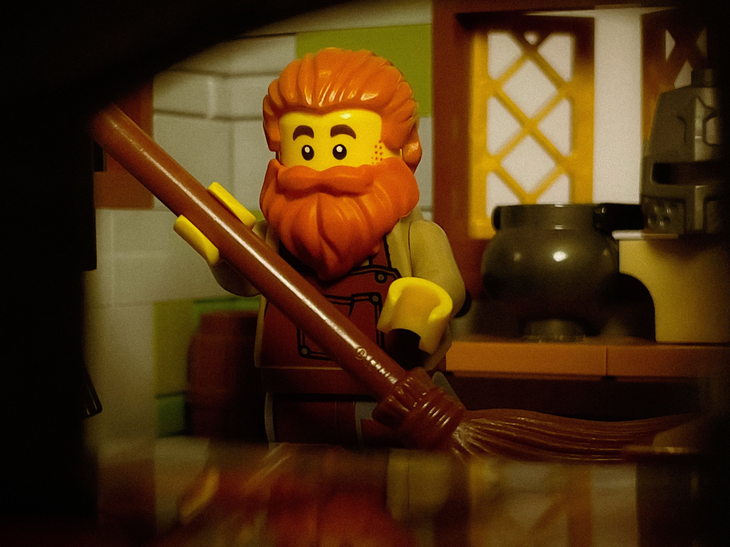 A brick-built scene by @veroniquetoys, from the world Medieval/Fantasy/Castle