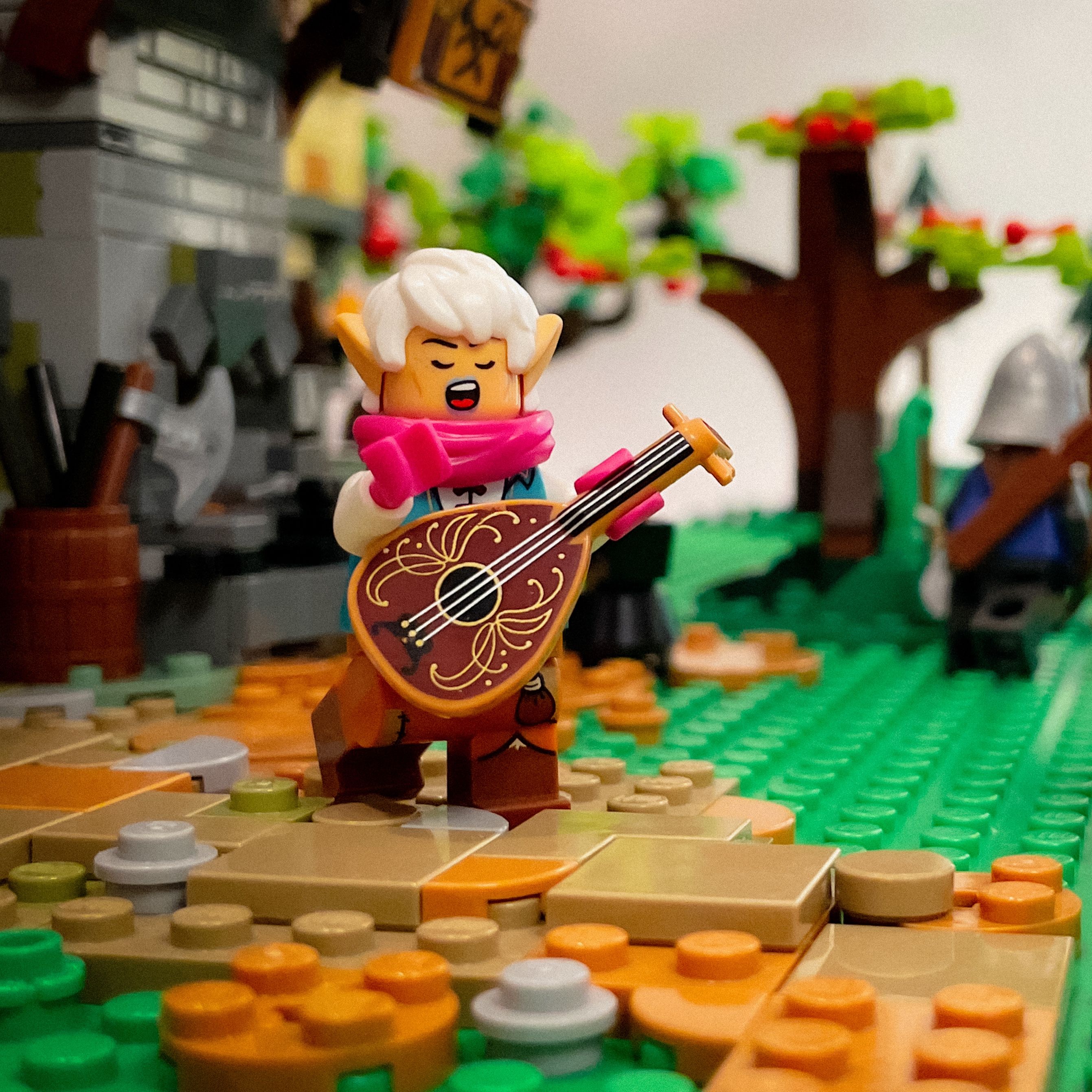 A brick-built scene by @veroniquetoys, from the world Dungeons And Dragons