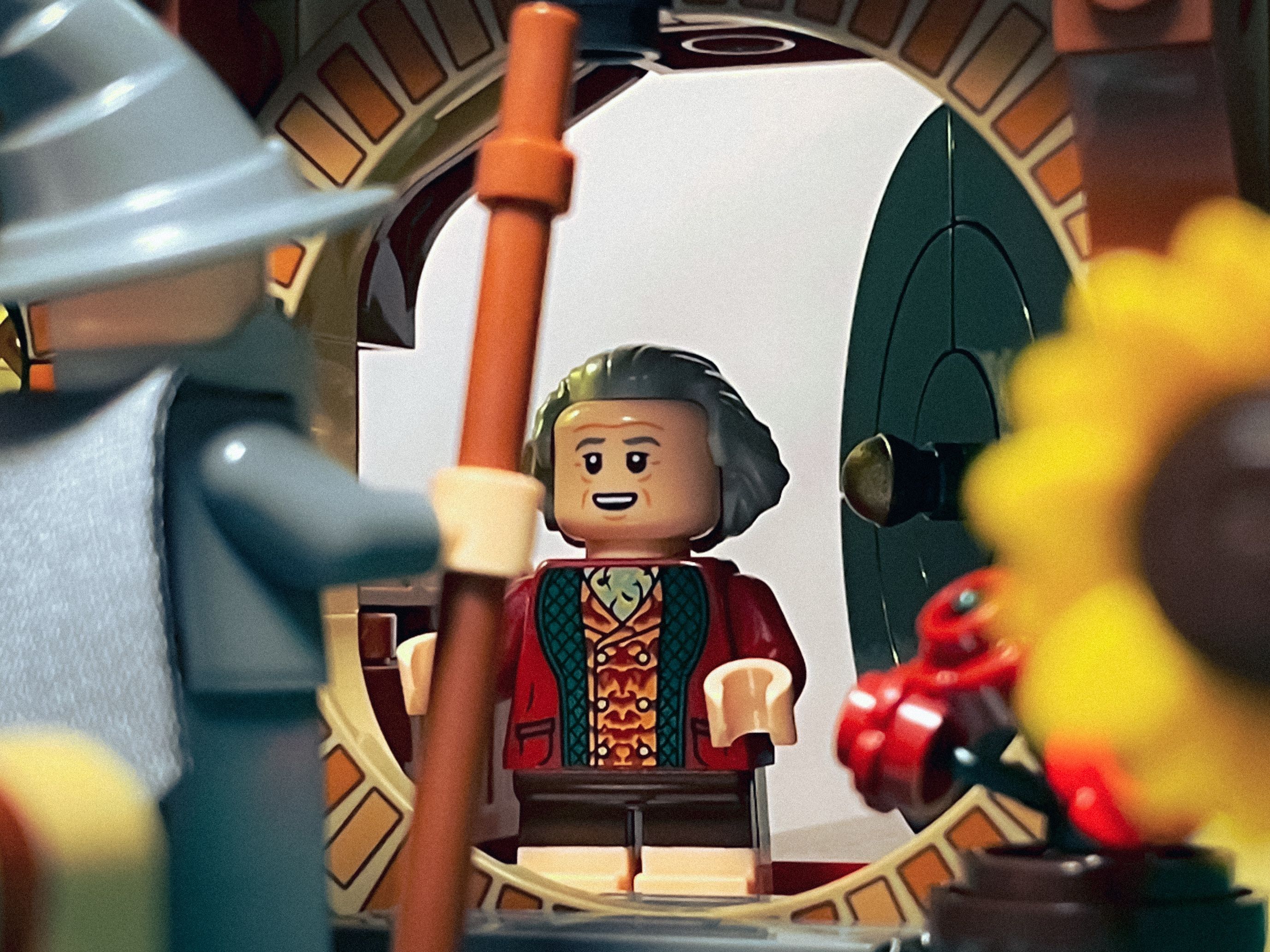 A brick-built scene by @veroniquetoys, from the world The Hobbit/The LOTR