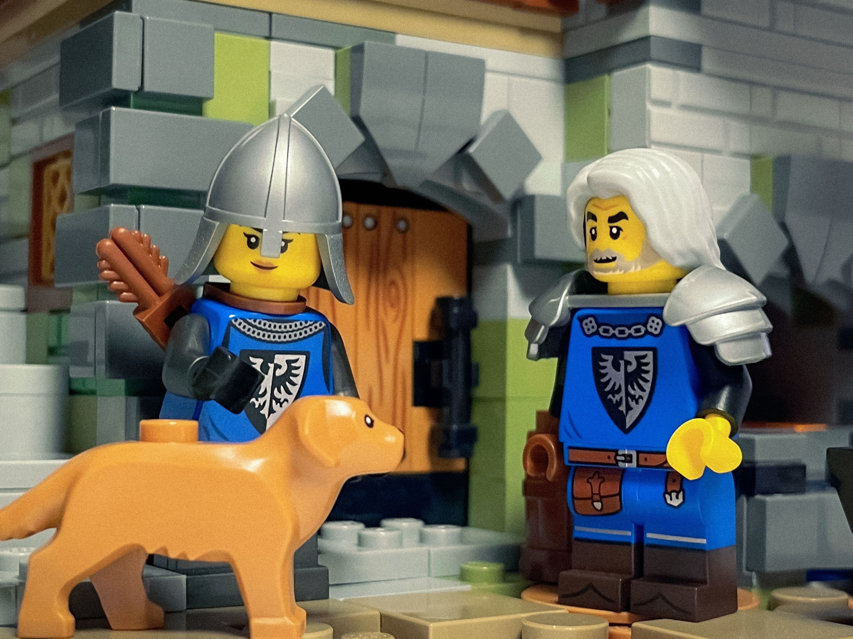 A brick-built scene by @veroniquetoys, from the world Medieval/Fantasy/Castle