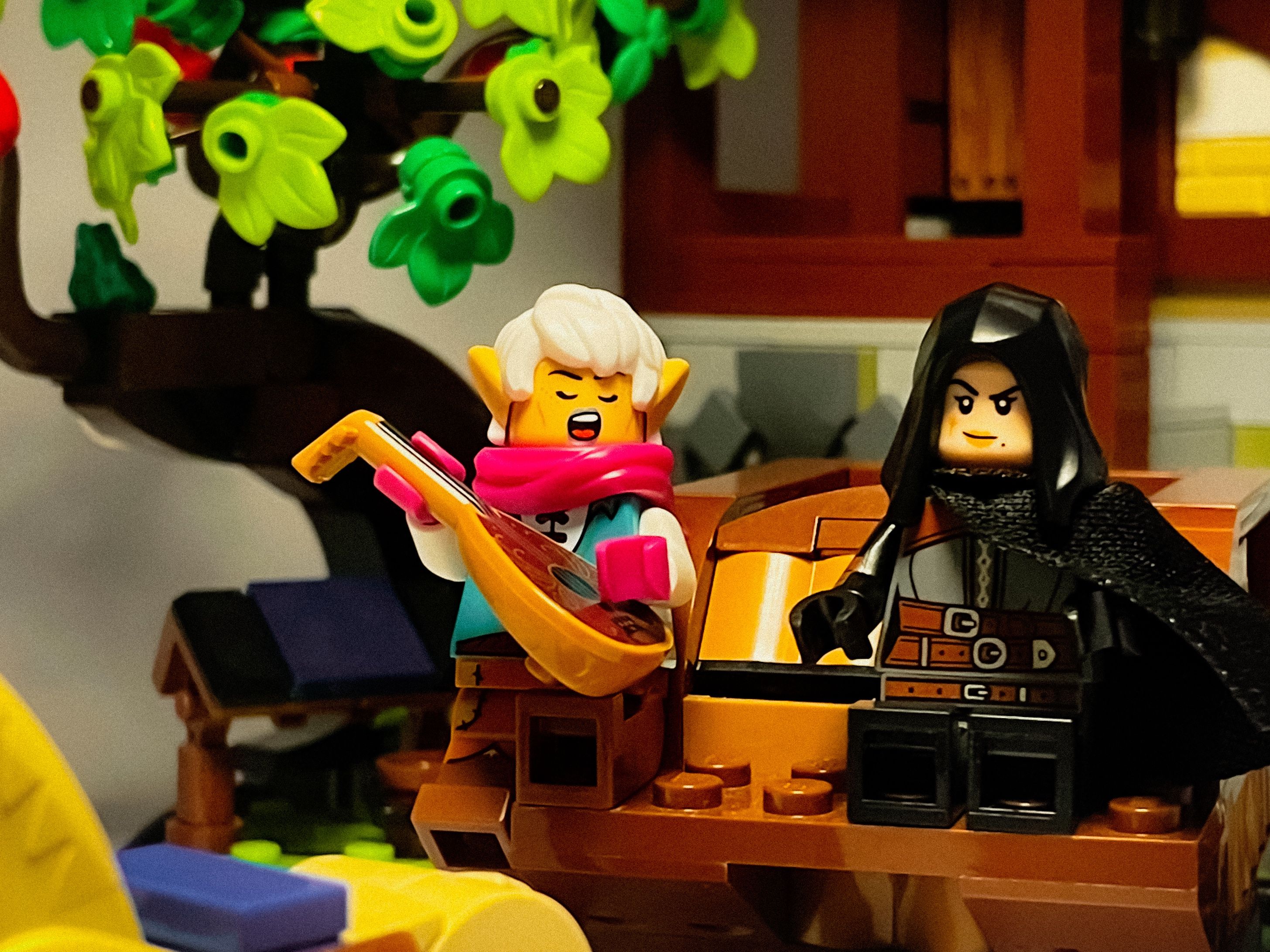 A brick-built scene by @veroniquetoys, from the world Dungeons And Dragons