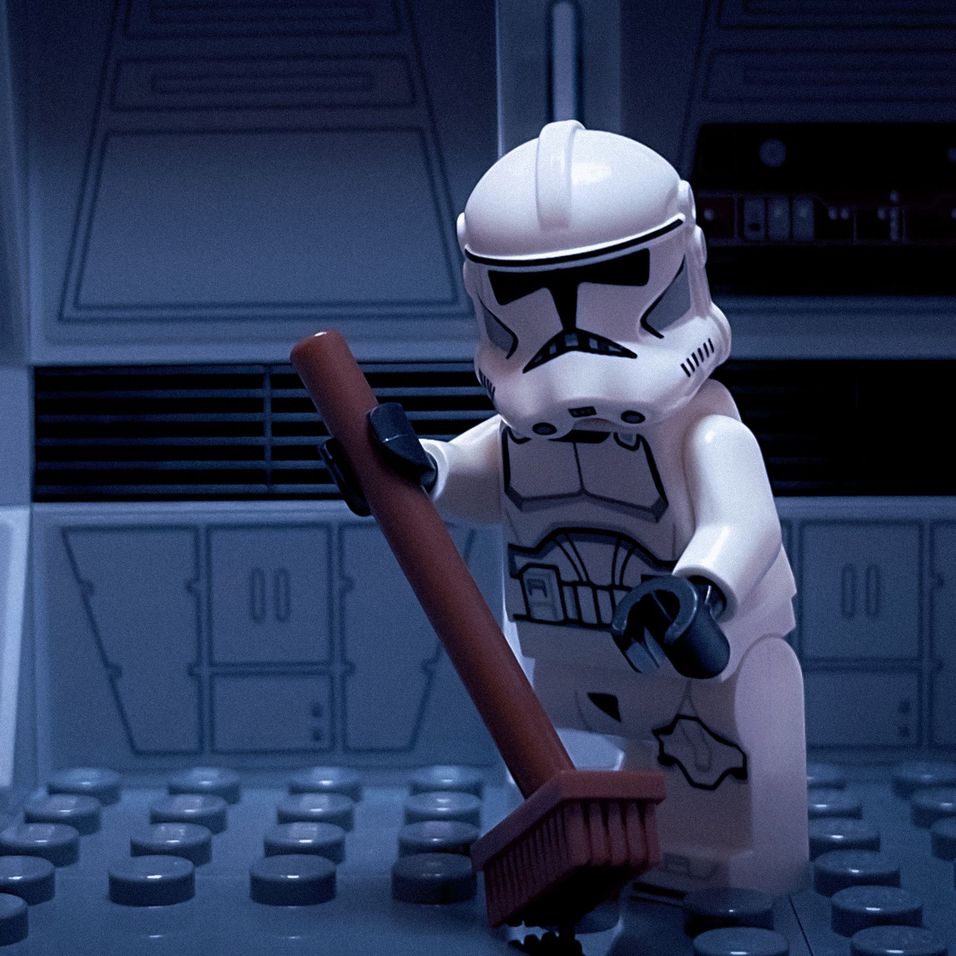A brick-built scene by @veroniquetoys, from the world Star Wars