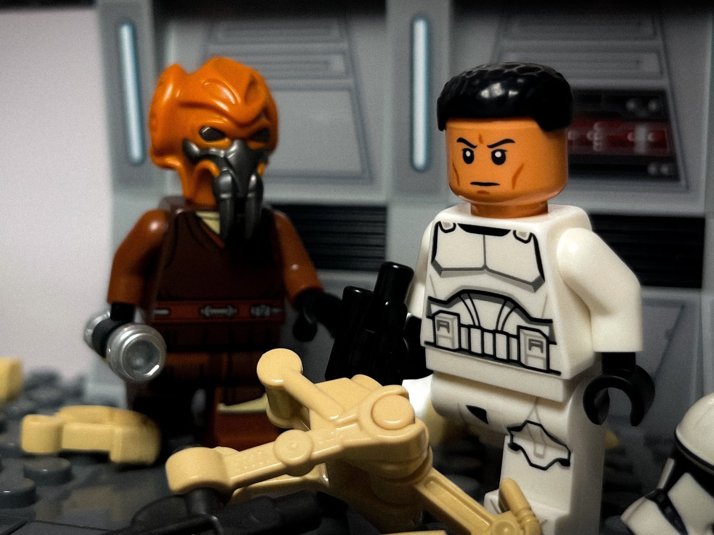 A brick-built scene by @veroniquetoys, from the world Star Wars