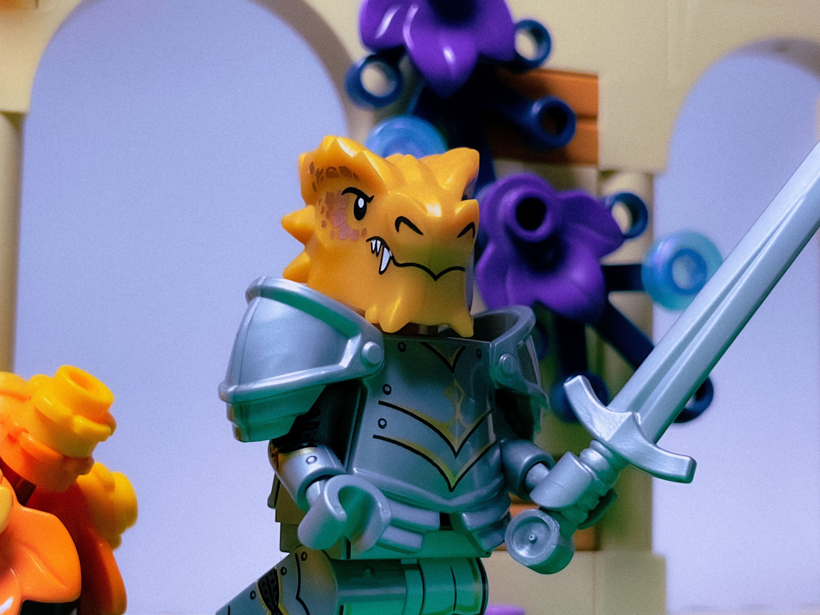 A brick-built scene by @veroniquetoys, from the world Dungeons And Dragons