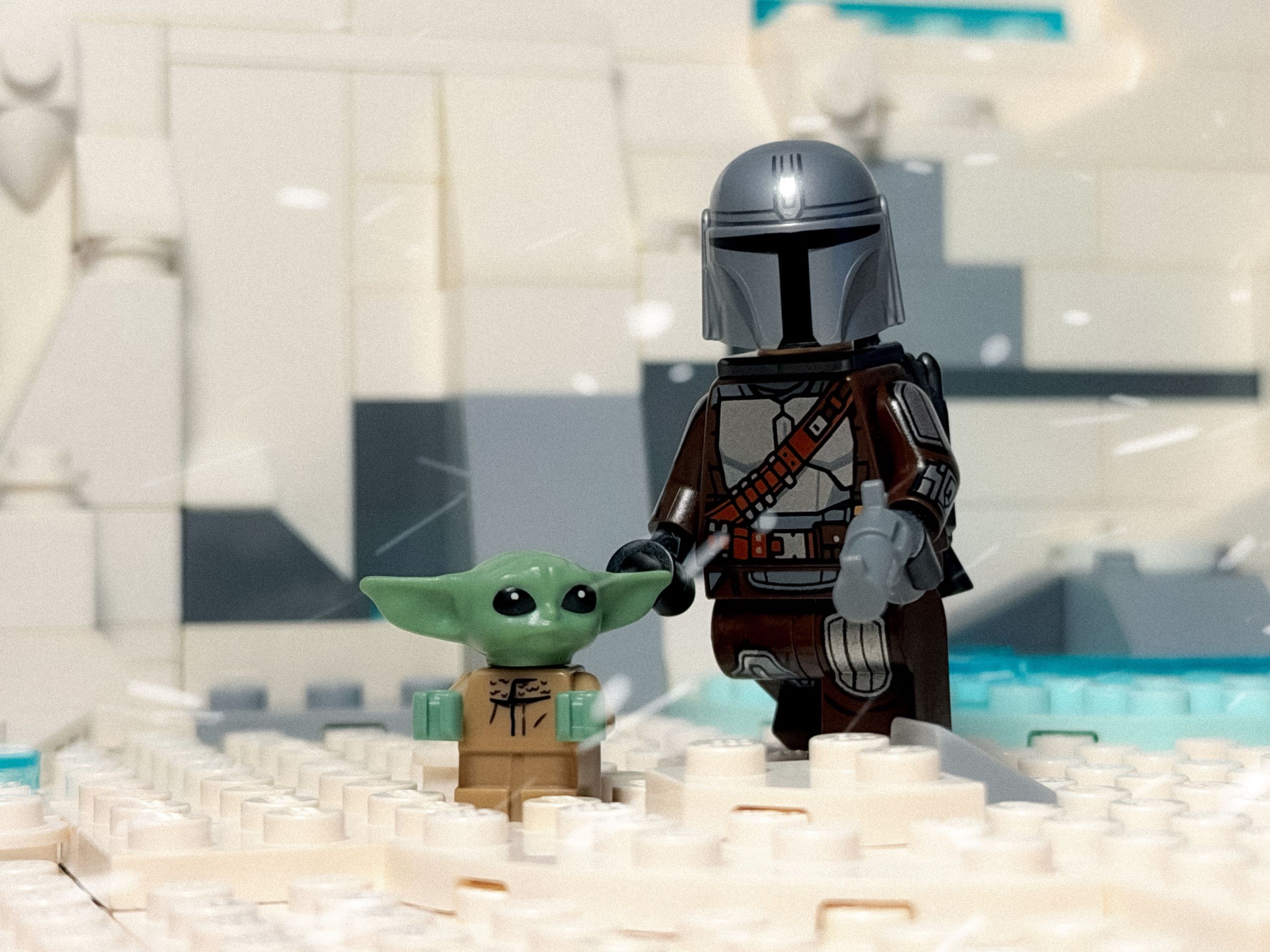 A brick-built scene by @veroniquetoys, from the world Star Wars