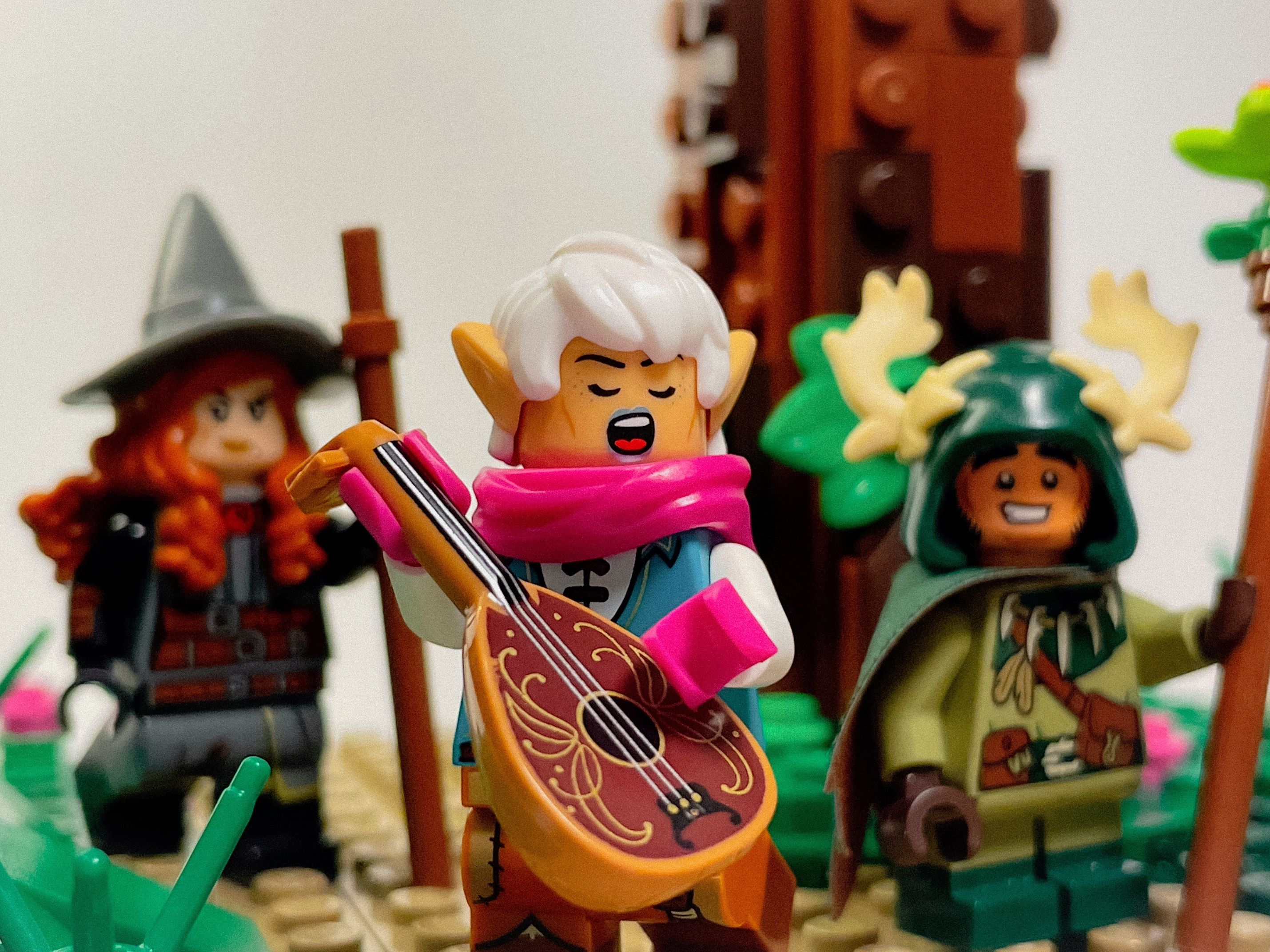A brick-built scene by @veroniquetoys, from the world Dungeons And Dragons
