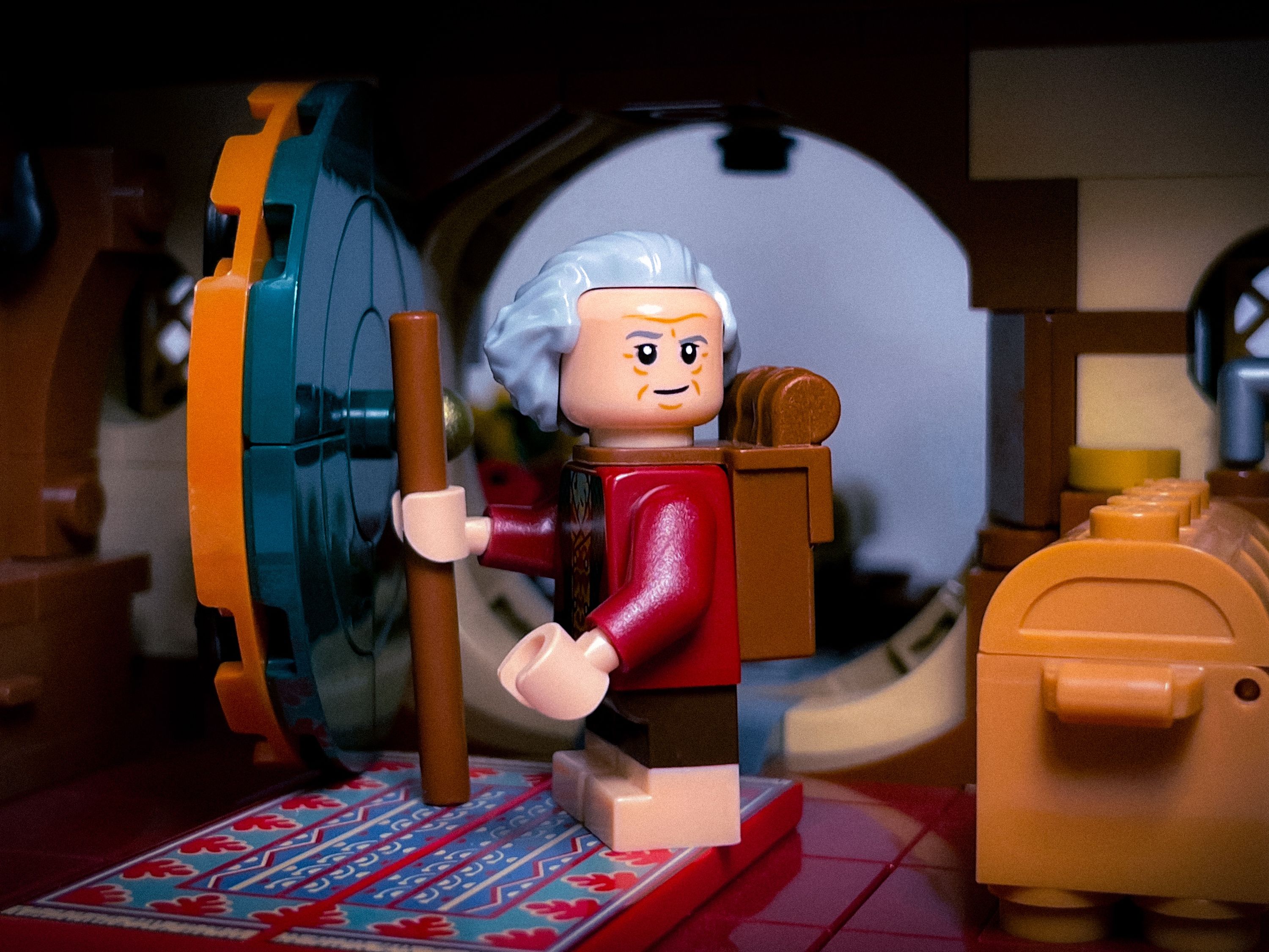 A brick-built scene by @veroniquetoys, from the world The Hobbit/The LOTR