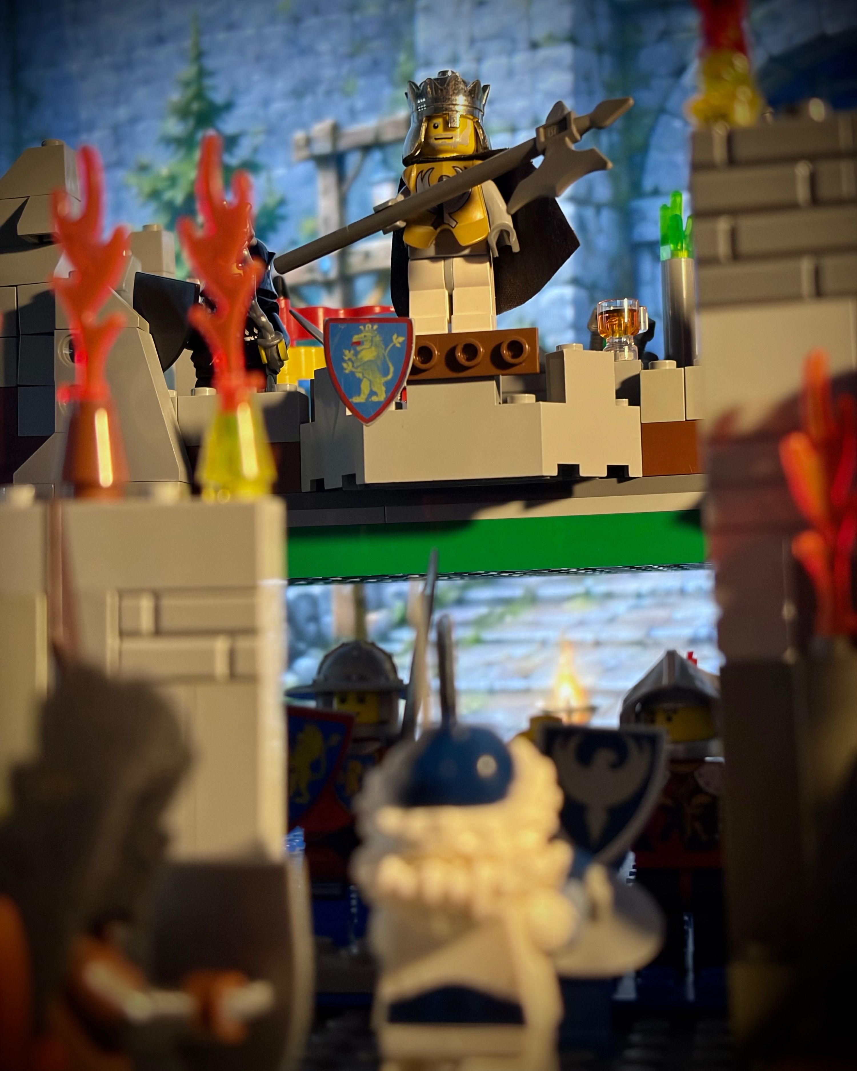The showdown — a brick-built scene by @theislandsaga, from the world The Island Saga. A story.