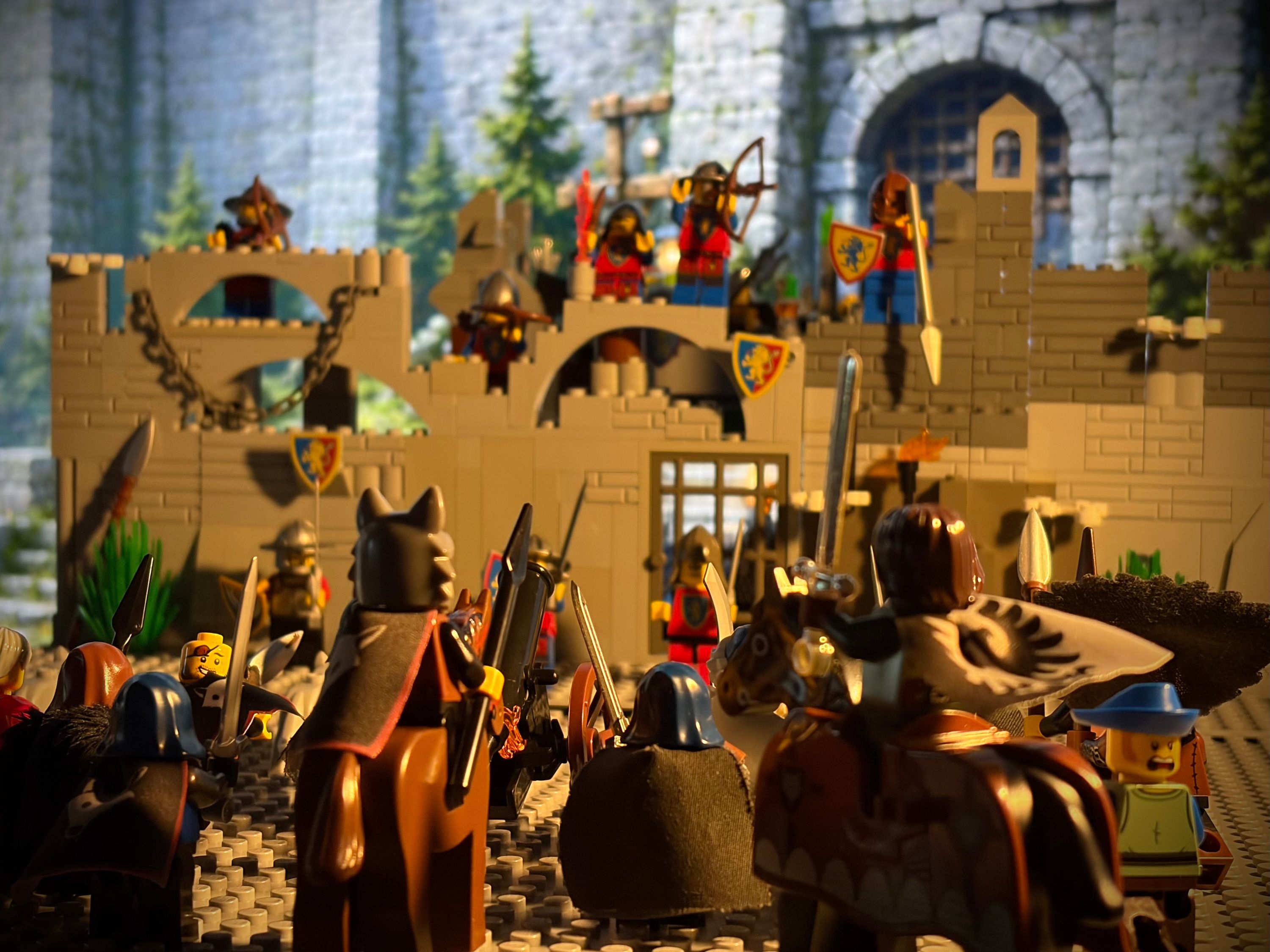 The Wolfpack rides on Driftwood. 

They will take the island back in blood. — a brick-built scene by @theislandsaga, from…
