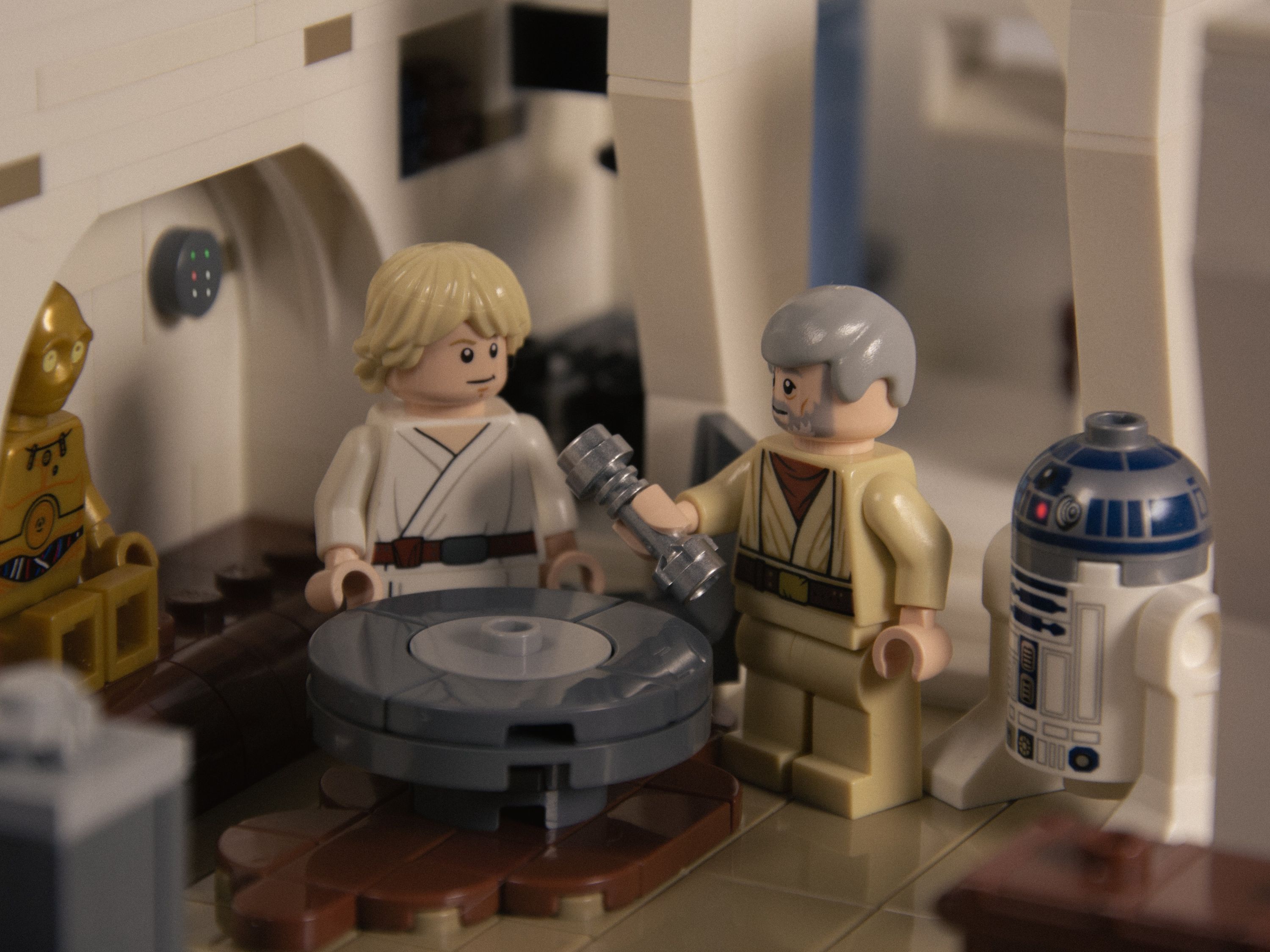 "What is it?" — Luke Skywalker
"Your fathers lightsaber. This is the weapon of a Jedi Knight. Not as clumsy or as random as…