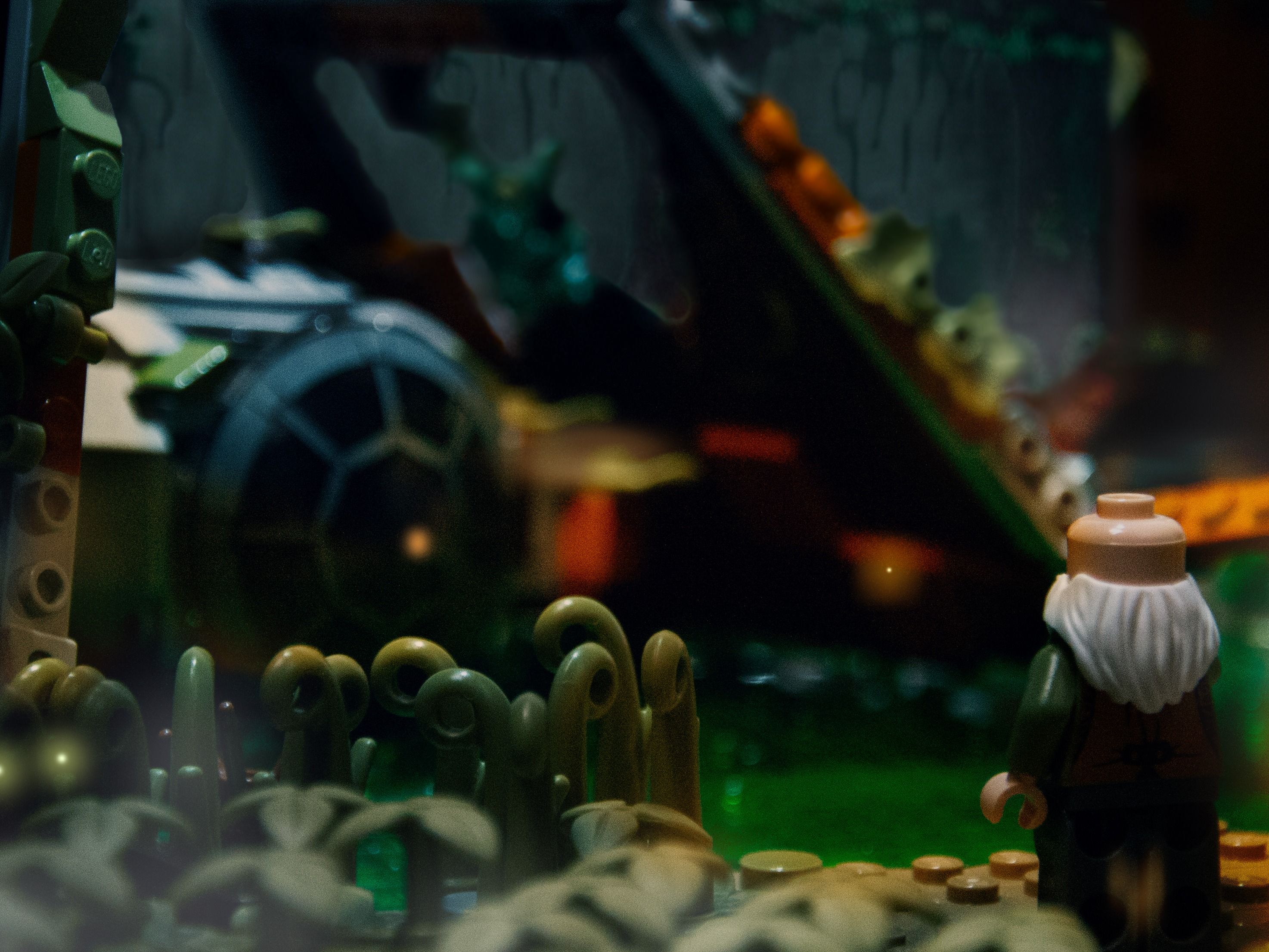 Only the pilot's bones remain in the cockpit. The local decides to report the coordinates to the Empire. Better to get some…