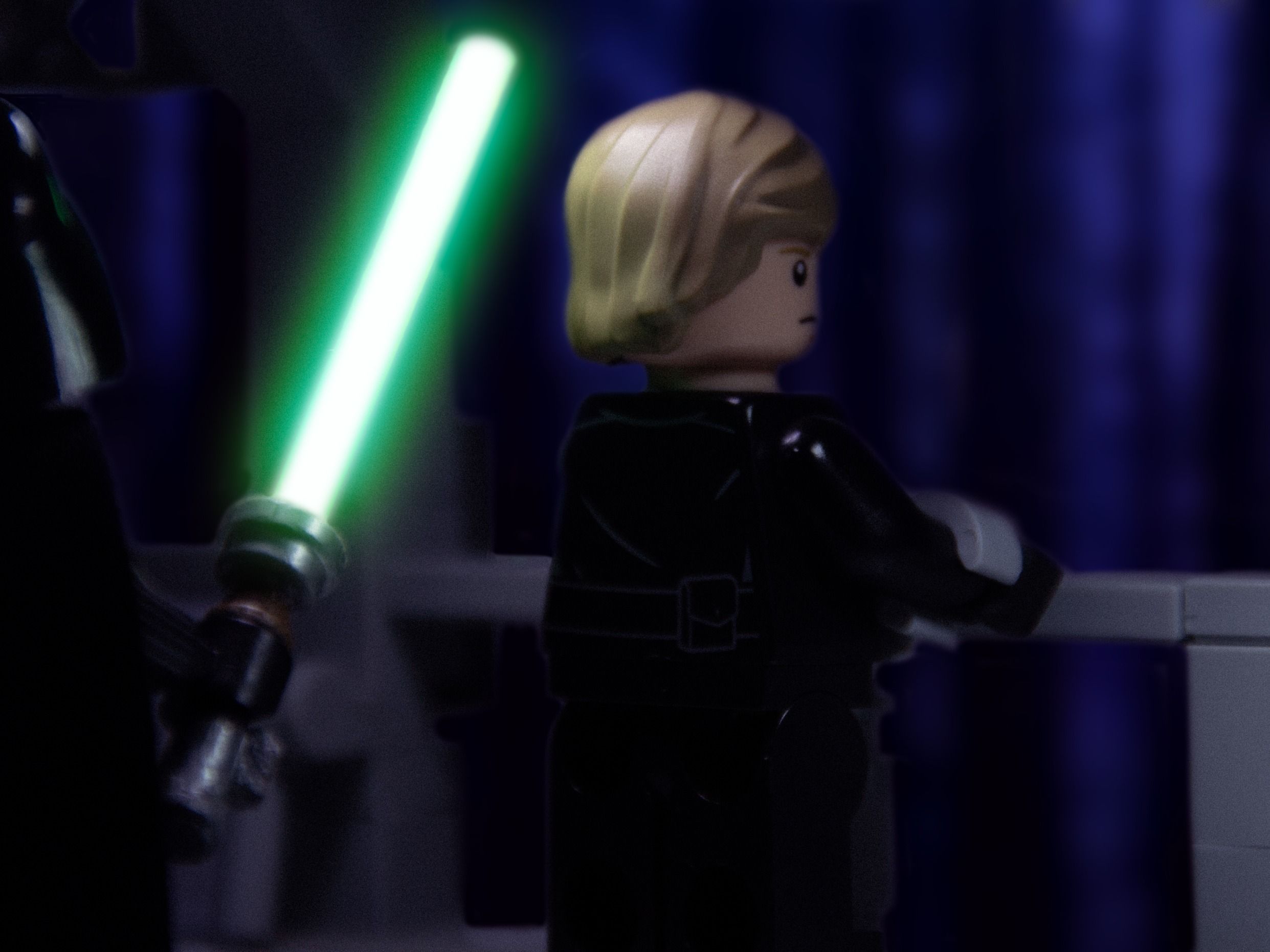 "I see you have constructed a new lightsaber." — Darth Vader — a brick-built scene by @sw_lab, from the world ⭐️ A Galaxy…
