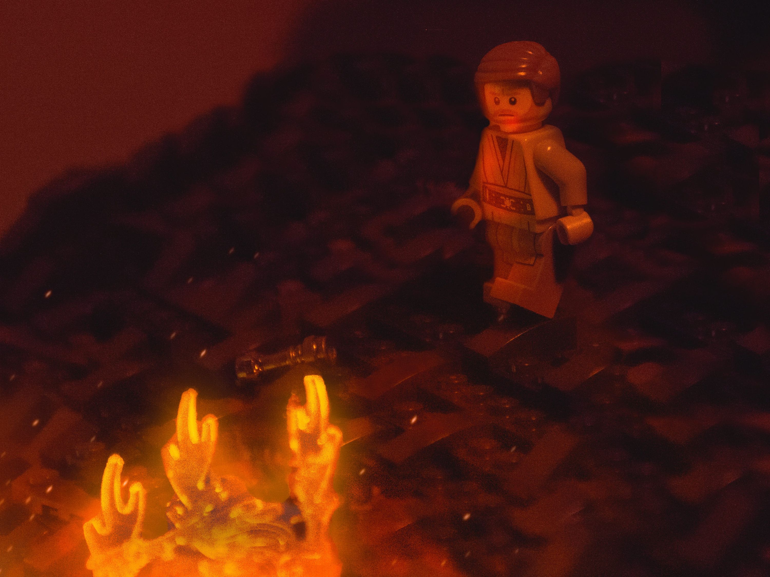 You were my brother, Anakin. I loved you! — a brick-built scene by @sw_lab, from the world ⭐️ A Galaxy Far, Far Away