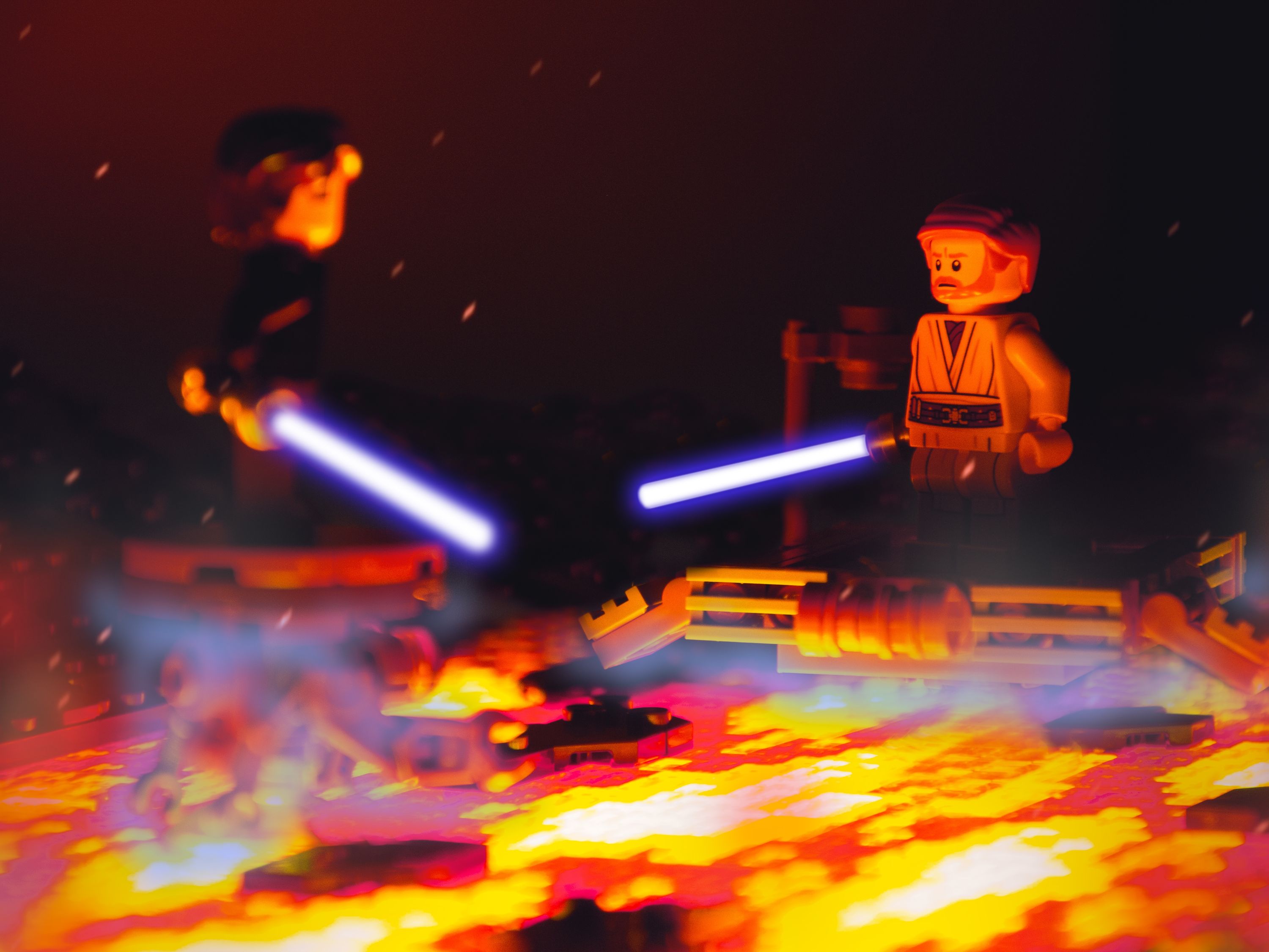 This is the end for you, my master. — a brick-built scene by @sw_lab, from the world ⭐️ A Galaxy Far, Far Away