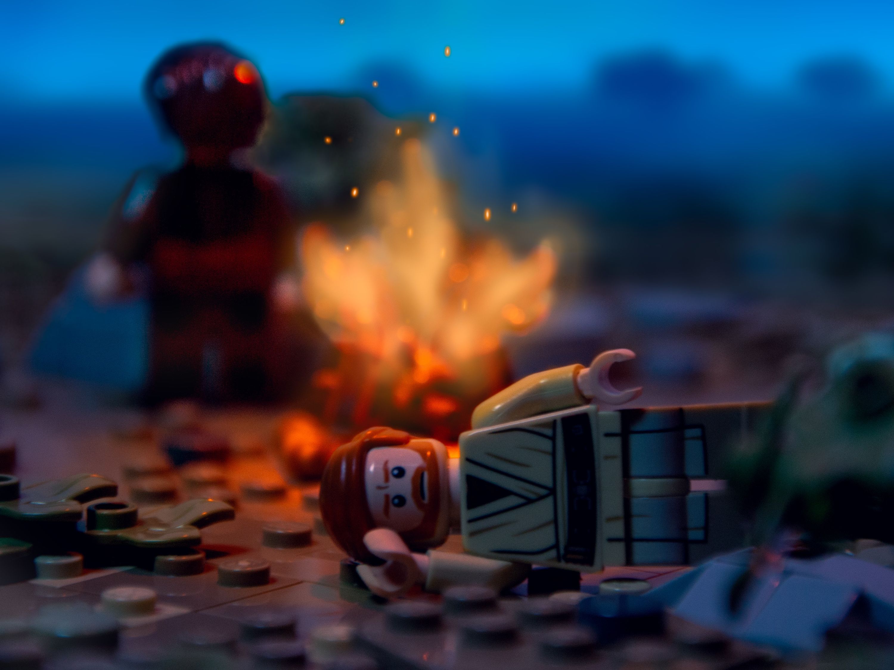 “Not very well, I imagine… Luckily, that isn’t true and never will be.” — Obi-Wan — a brick-built scene by @sw_lab, from the…