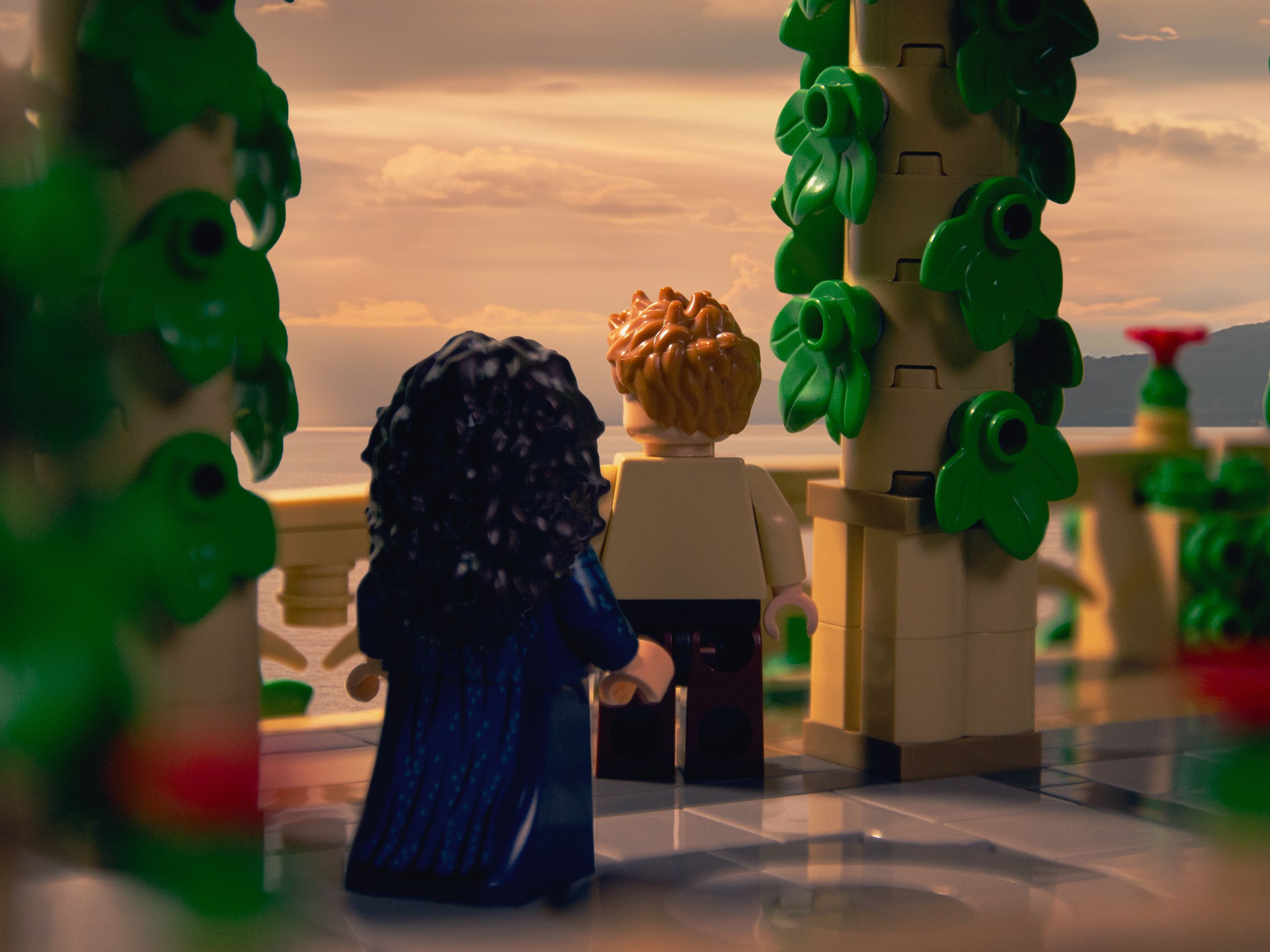"I saw my mother. She is suffering, Padmé." — Anakin Skywalker — a brick-built scene by @sw_lab, from the world ⭐️ A Galaxy…