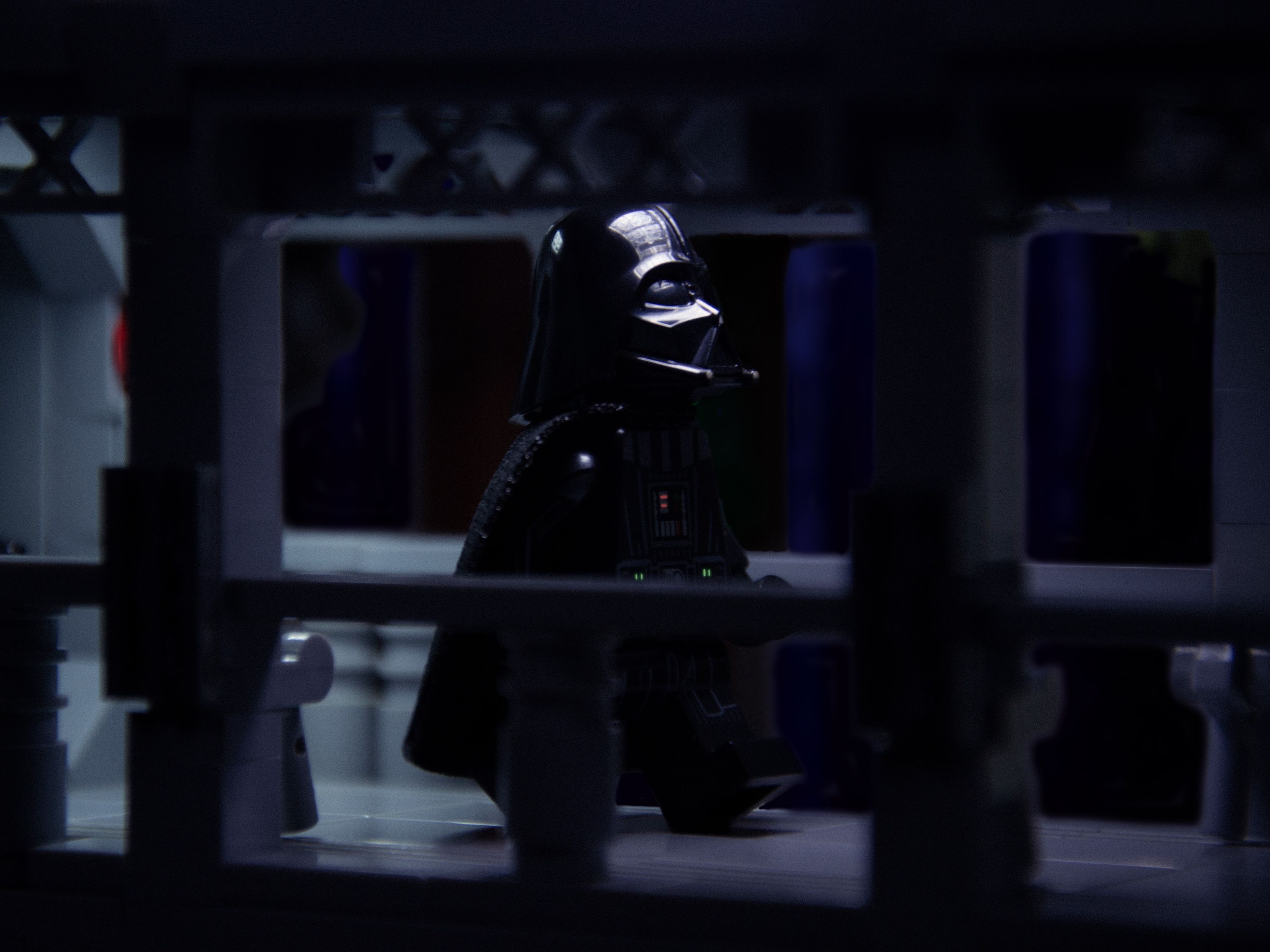 Vader arrived on the planet to capture Luke and bring him to the Emperor — a brick-built scene by @sw_lab, from the world ⭐️…