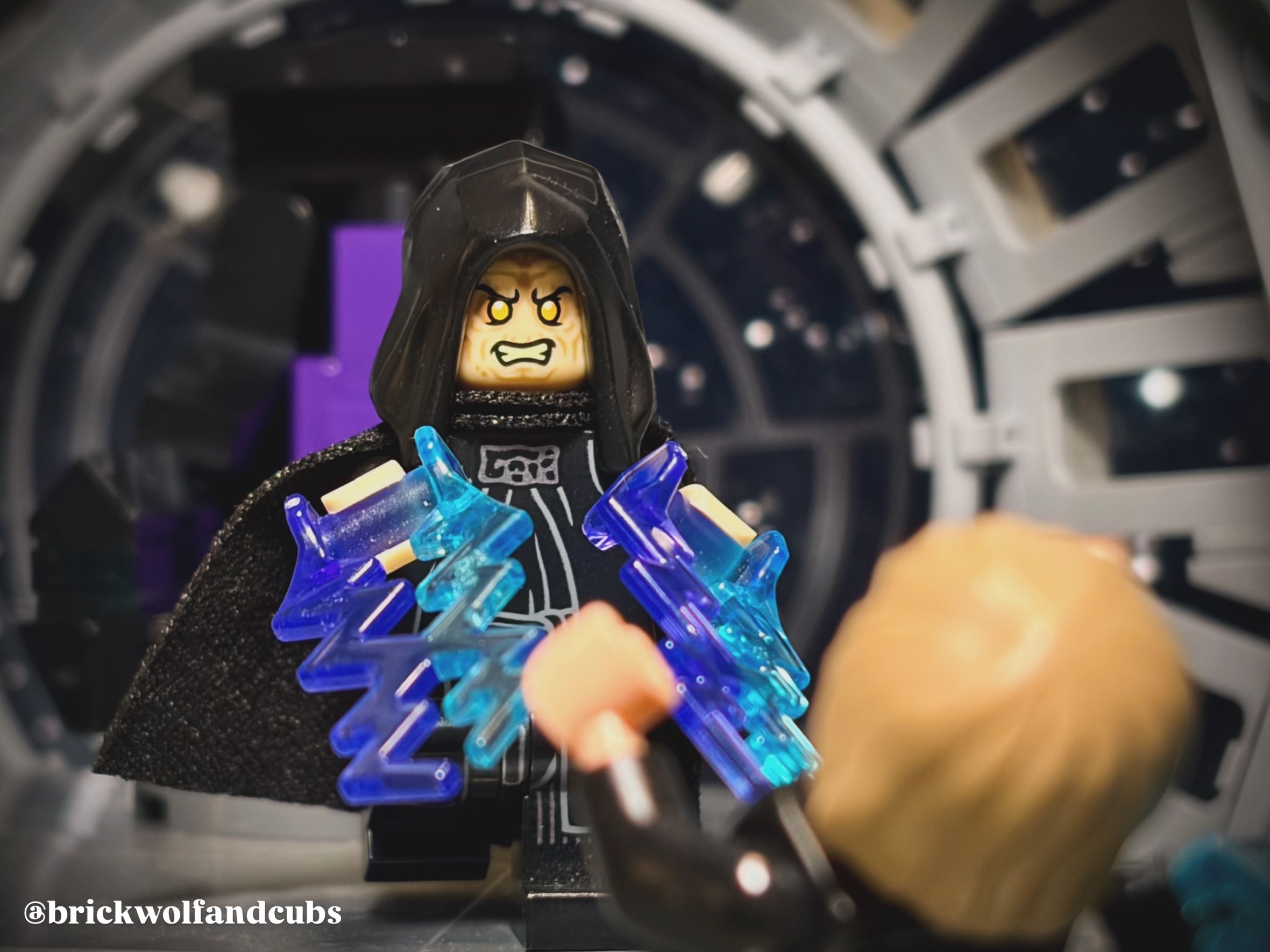 “So be it…Jedi.” — a brick-built scene by @brickwolfandcubs, from the world STAR WARS