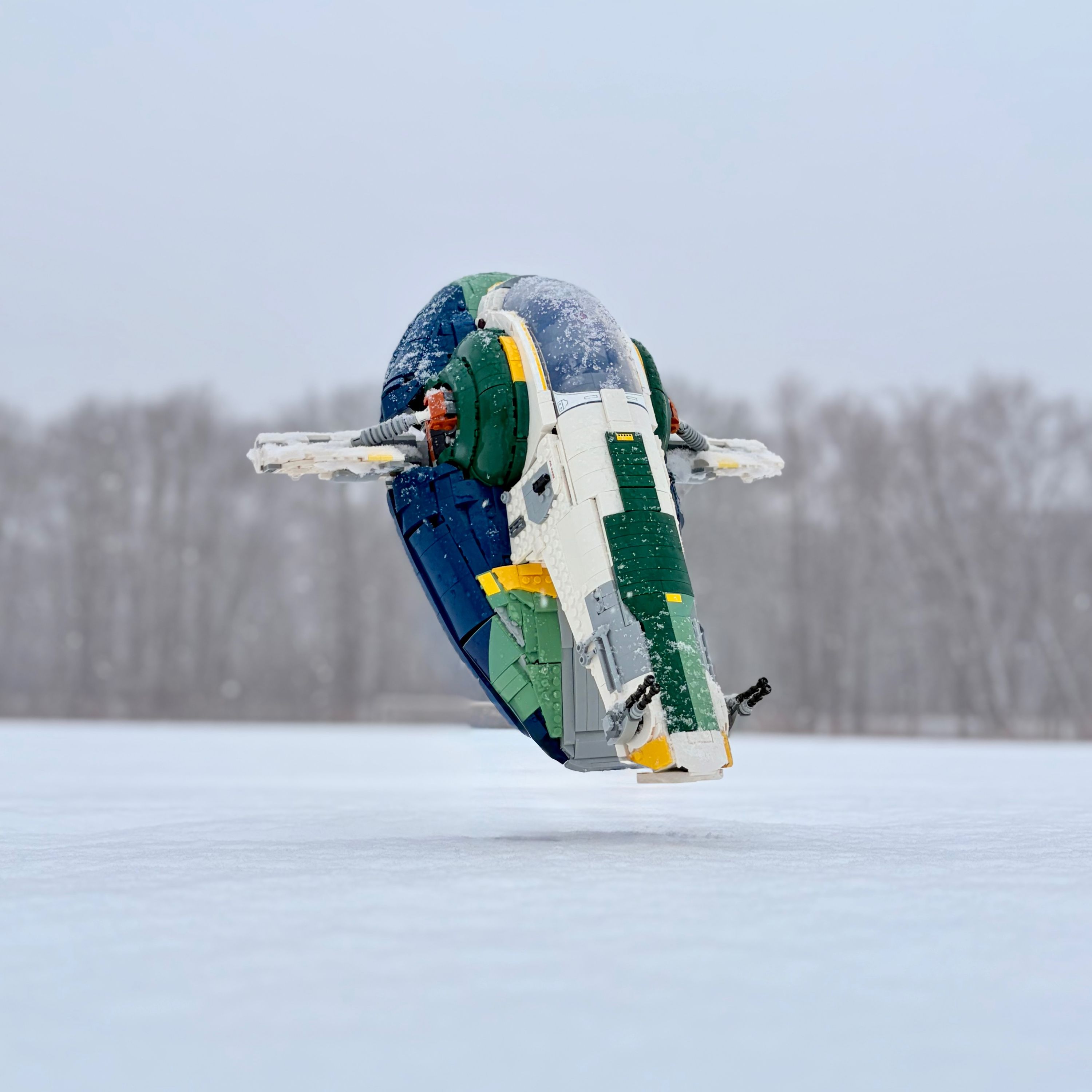 Slave I — a brick-built scene by @jacksonschimpf, from the world Star Wars