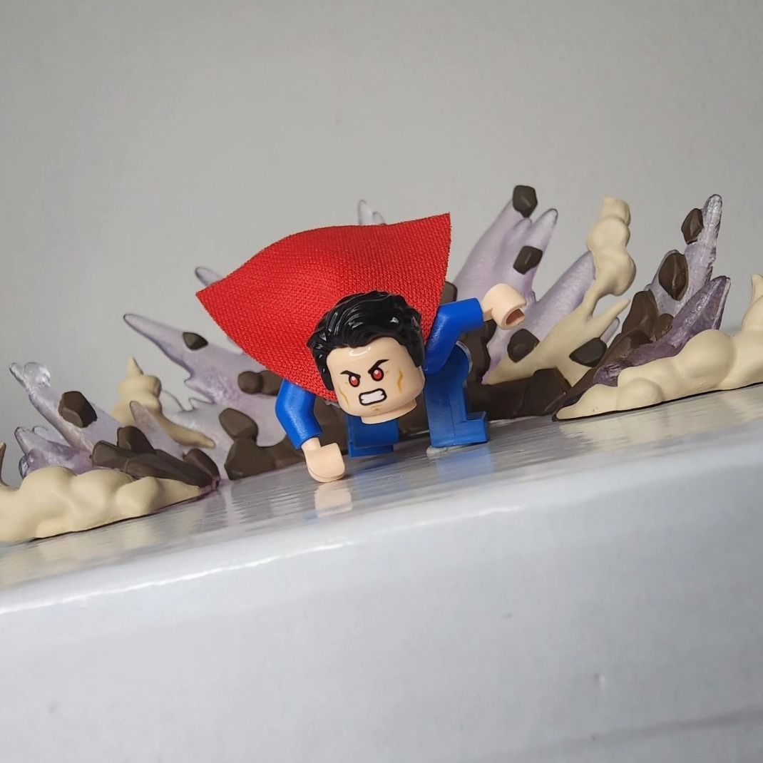"Landing Pose" — a brick-built scene by @brickyric, from the world Random Pics