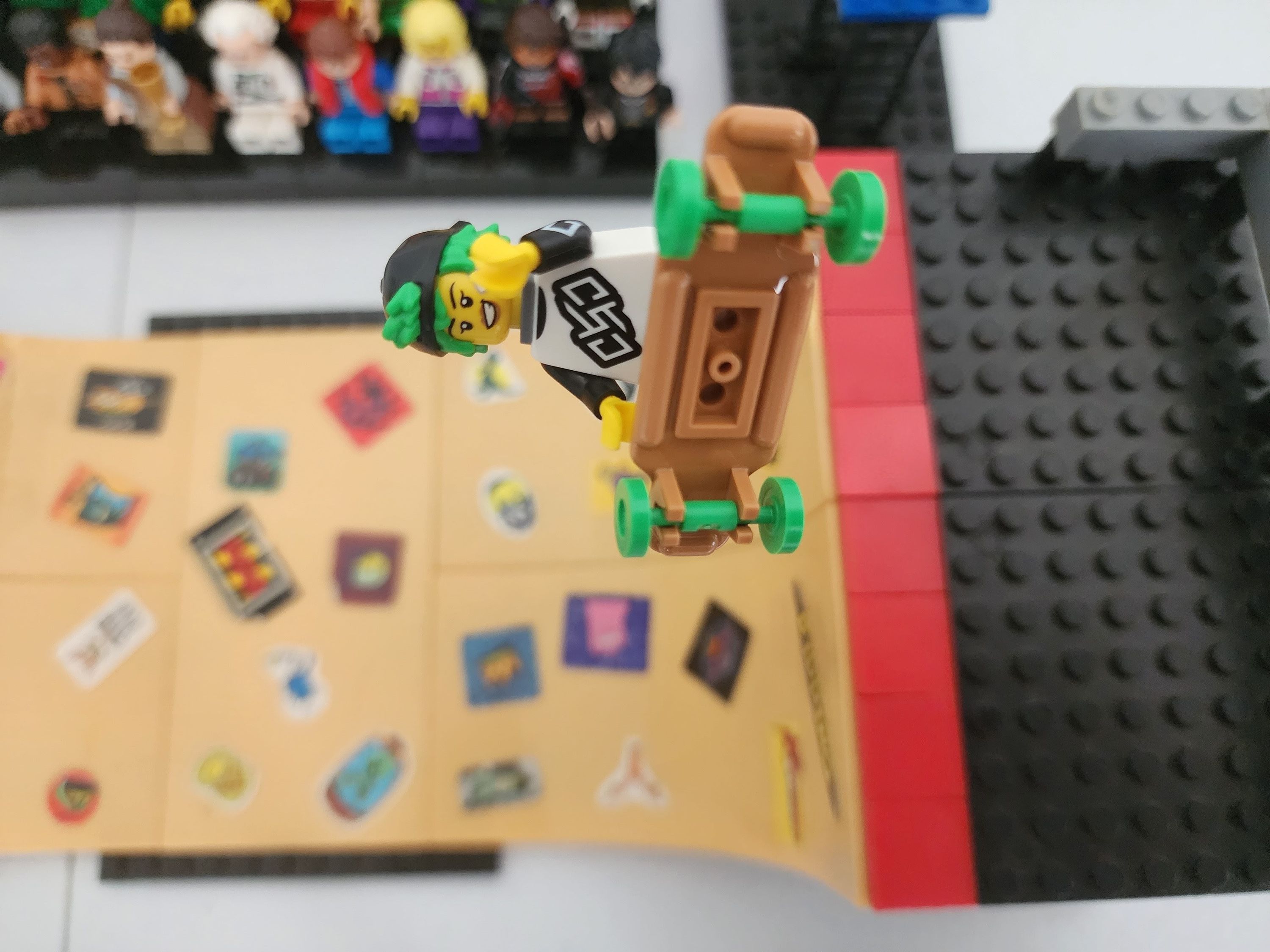 Tanya Hawke nails the 900! — a brick-built scene by @brickyric, from the world Random Pics