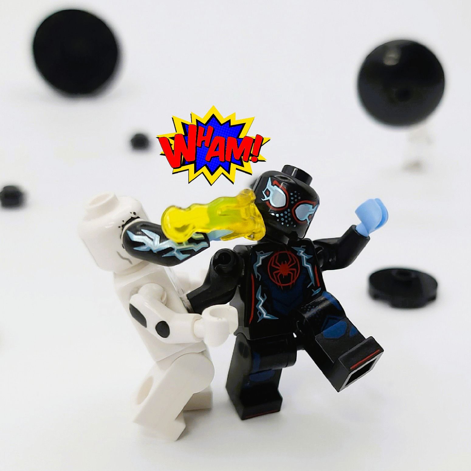 Miles vs Spot part 4 — a brick-built scene by @brickyric, from the world Heroes & Villains