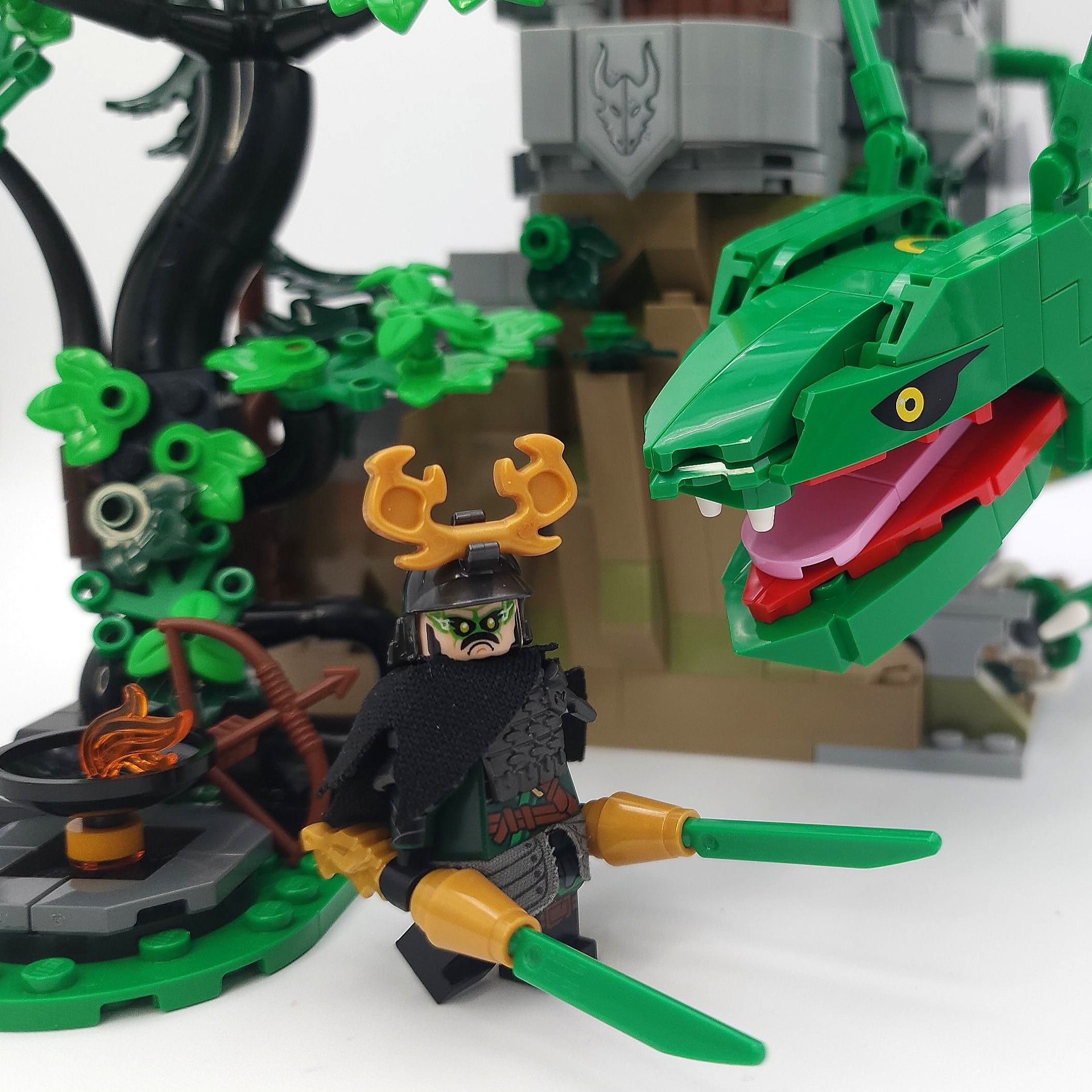 "Dragon Tamer" — a brick-built scene by @brickyric, from the world Random Pics