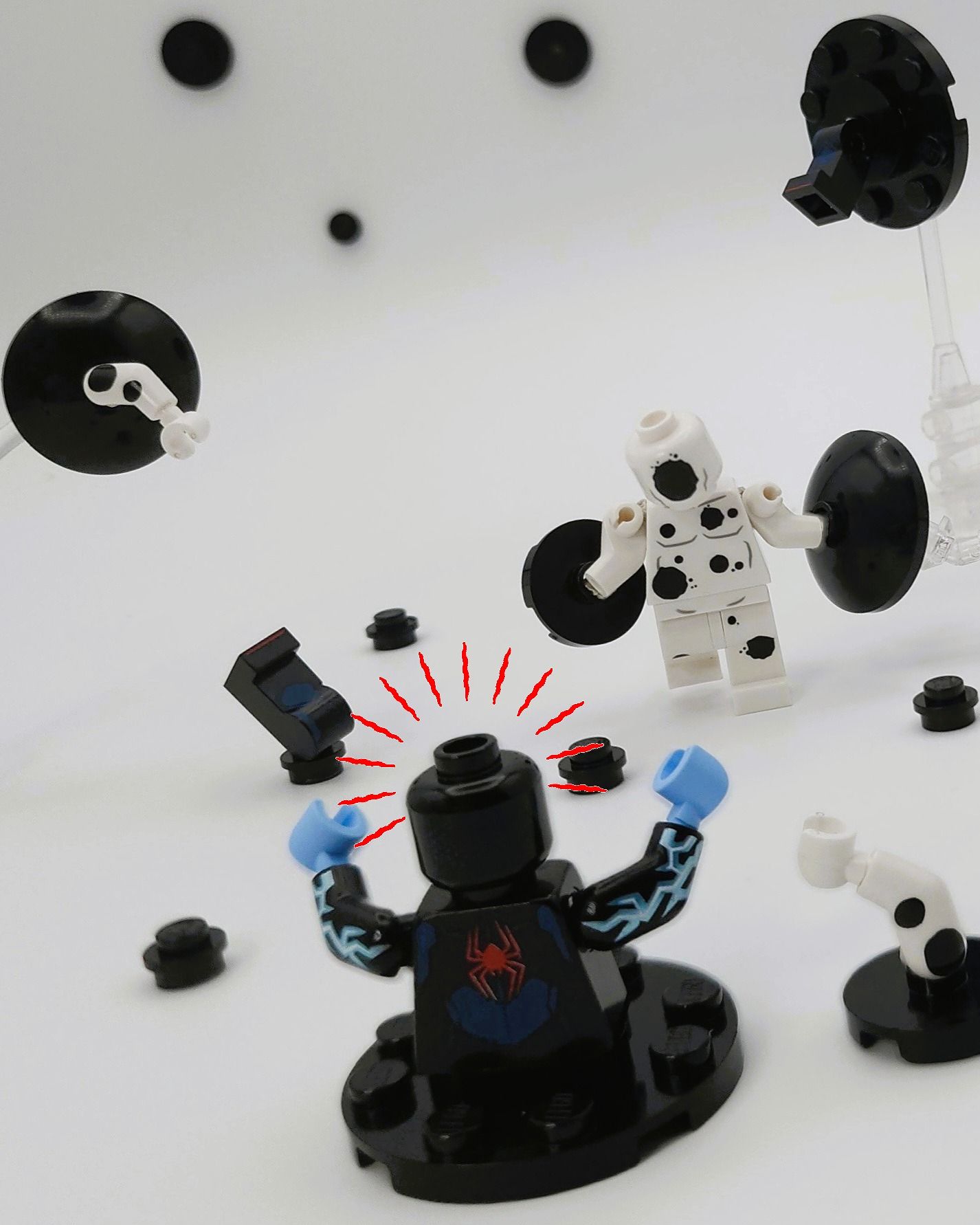 Miles vs Spot part 2 — a brick-built scene by @brickyric, from the world Heroes & Villains