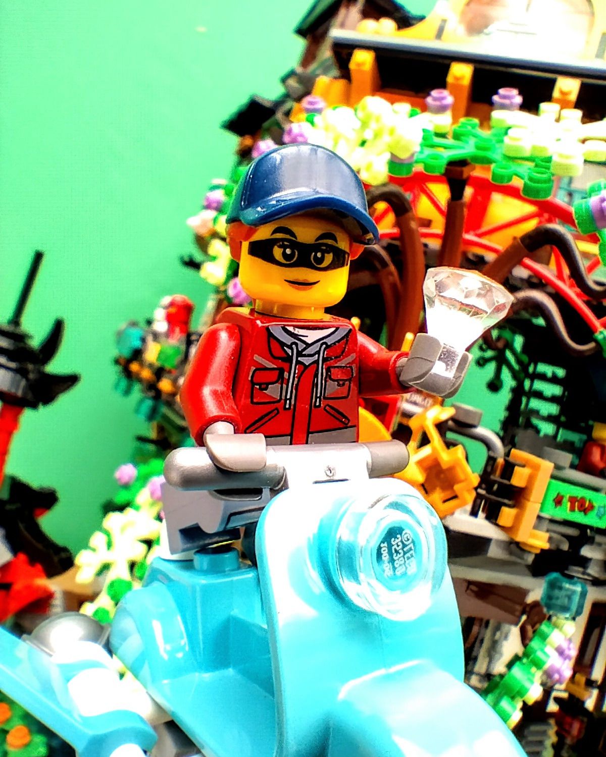 Mission accomplished, bwahahaha!! — a brick-built scene by @pixalixbrix, from the world Tales from the Garden District