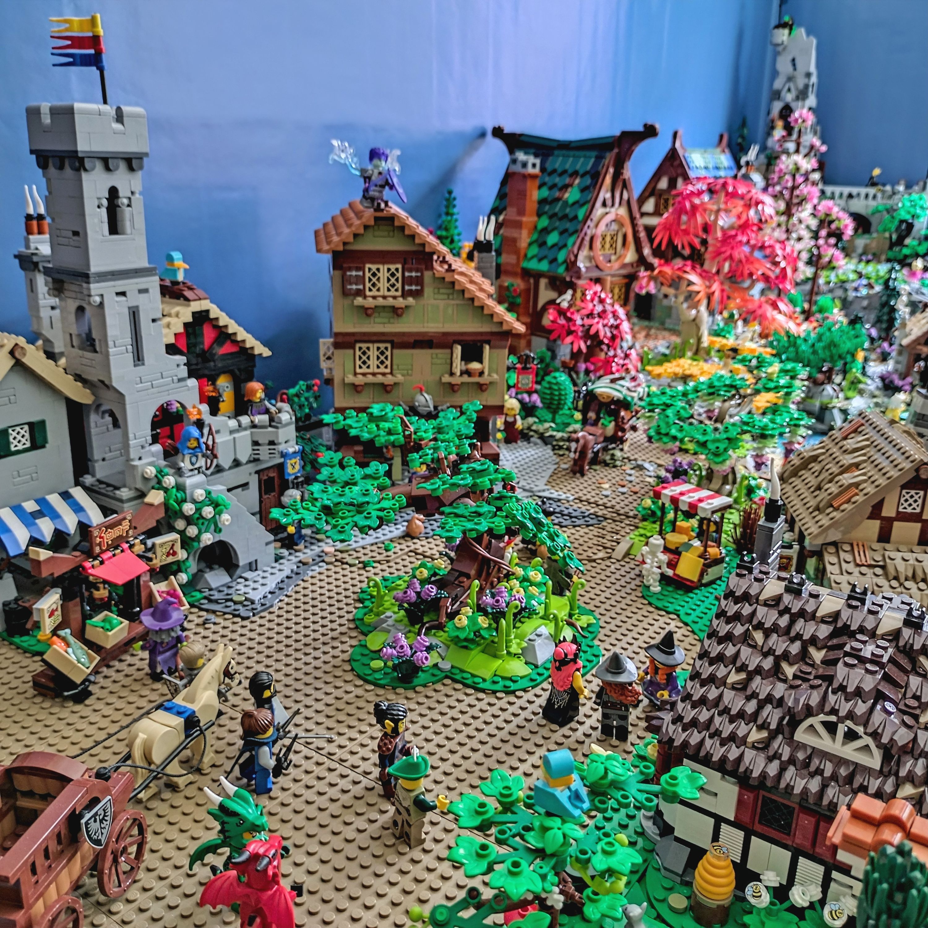 🌳 Granstable's bustling town square built up around an ancient bonsai tree that somehow grew to regular tree size without…