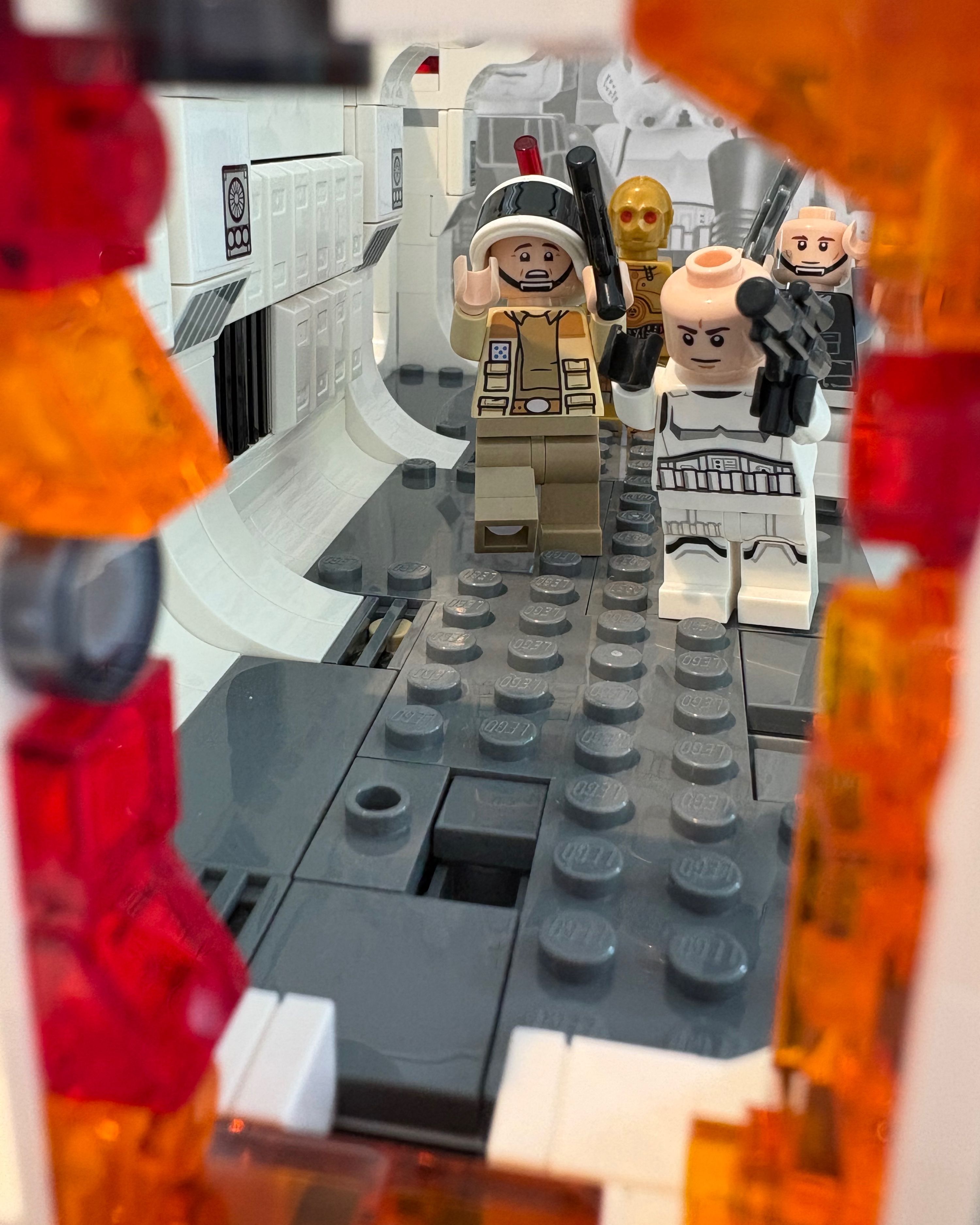 Pt 2: Both sides are escaping from a greater threat — a brick-built scene by @brickman, from the world A galaxy close by
