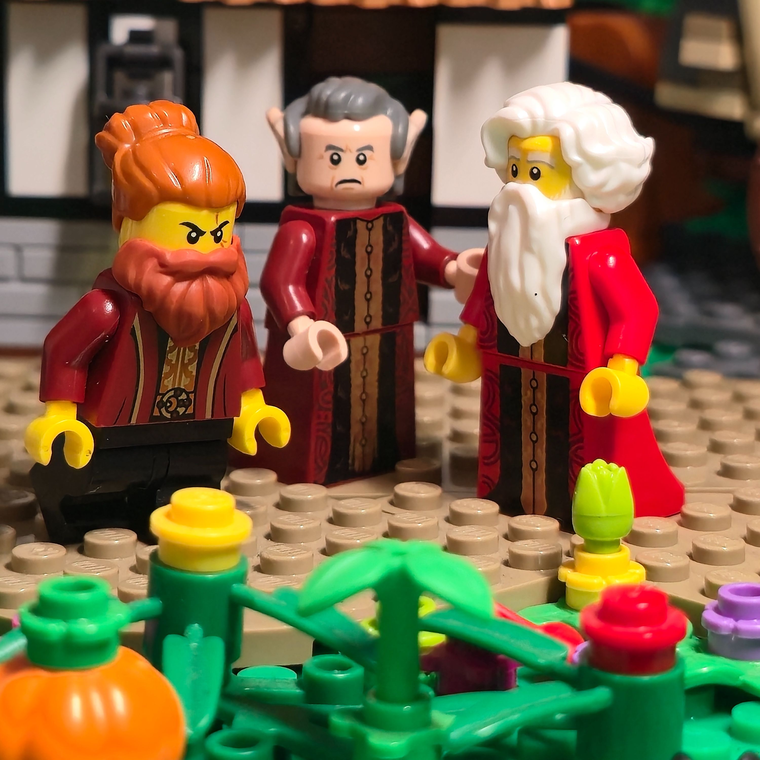 That looks like one grumpy dwarf — a brick-built scene by @nz_lego_collector, from the world Domsmerci