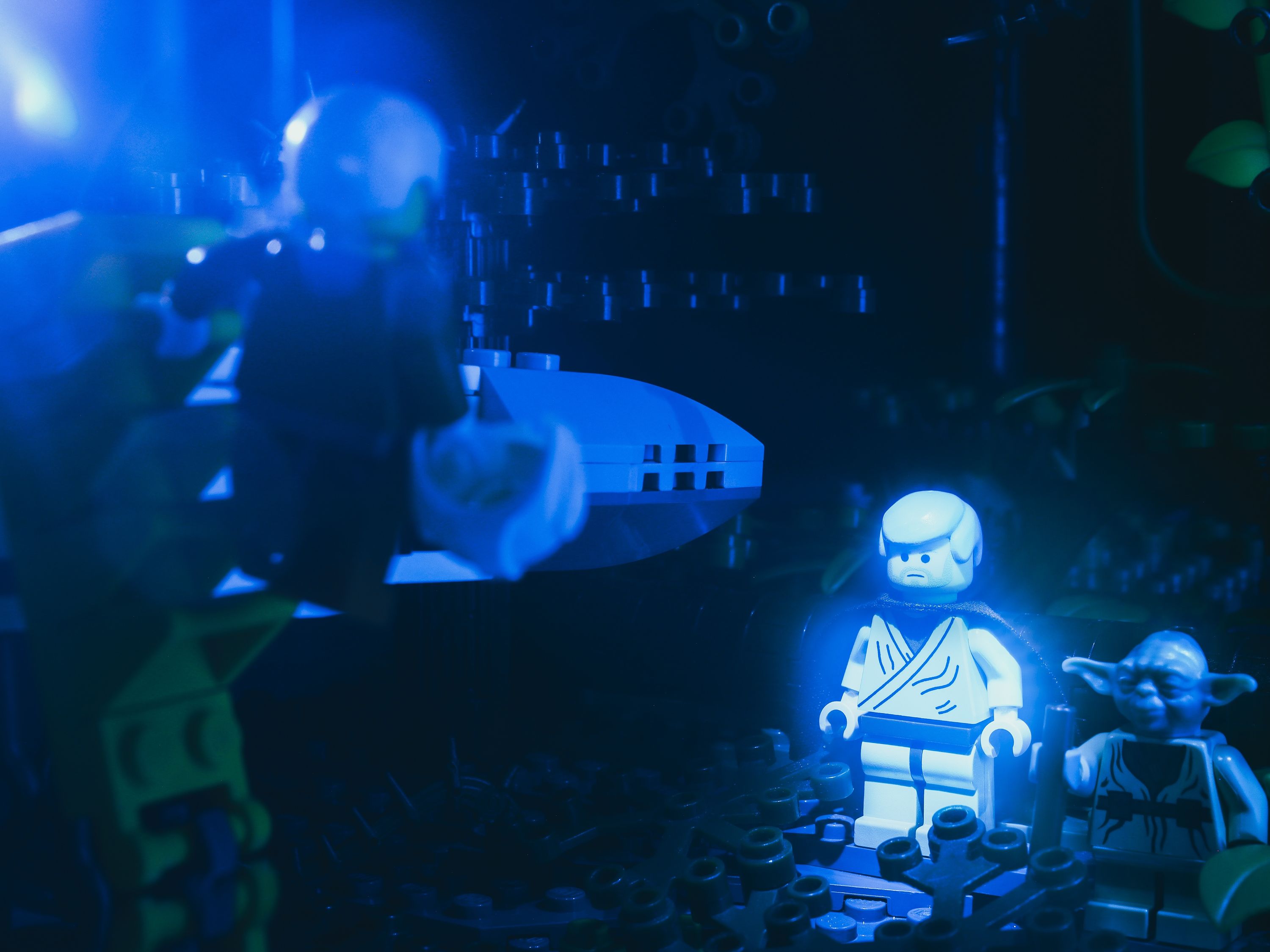 A ghostly visit from an old friend! — a brick-built scene by @figfeature, from the world Creative