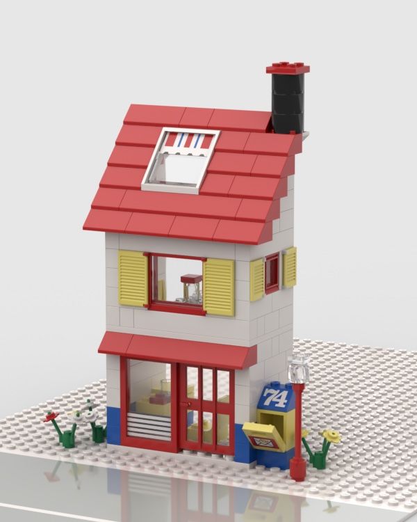A brick-built scene by @nostalgicbrickgr, from the world Legoland